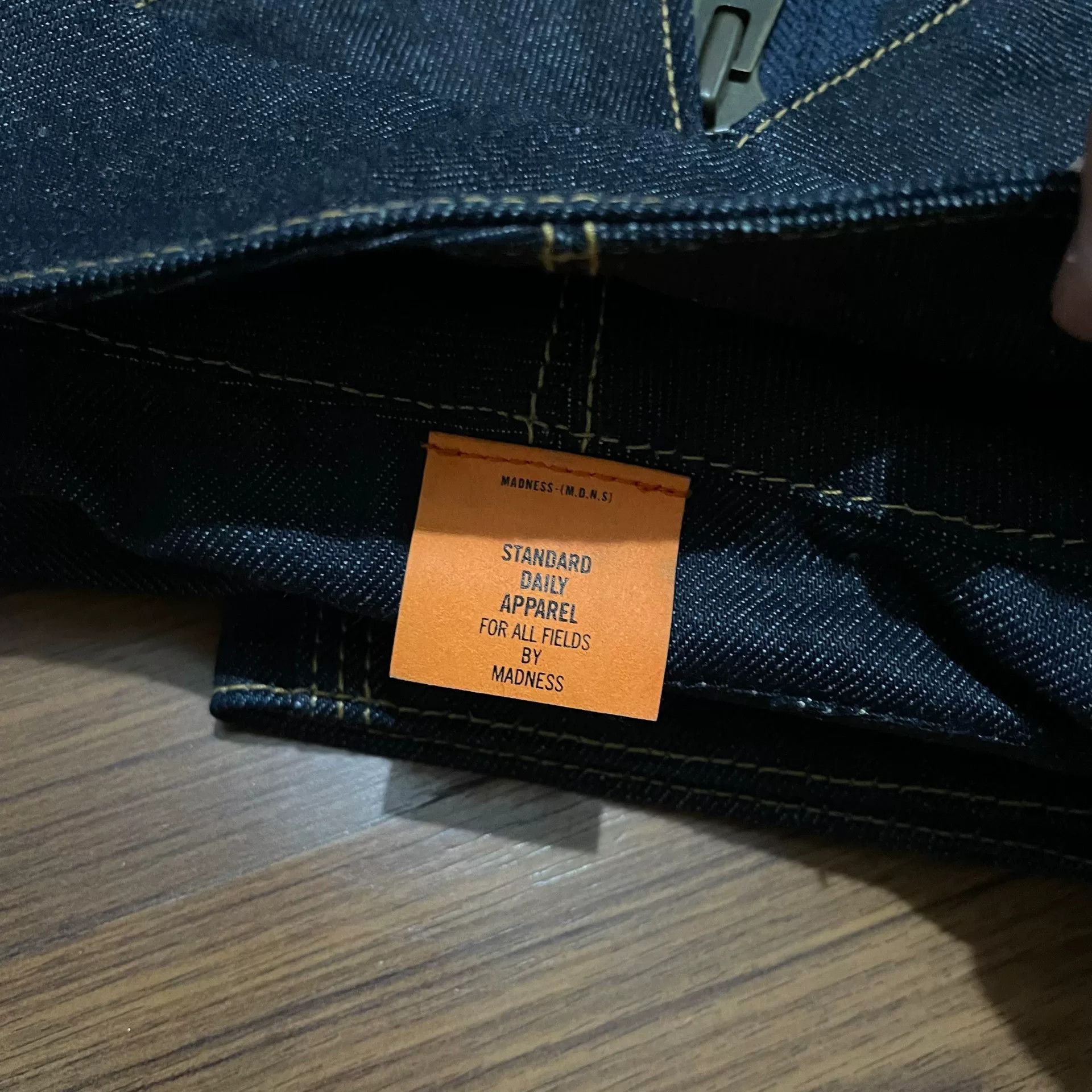 Madness MADNESS 20SS 20AW Selvedge Denim Jacket Size US L / EU 52-54 / 3 - 5 Thumbnail
