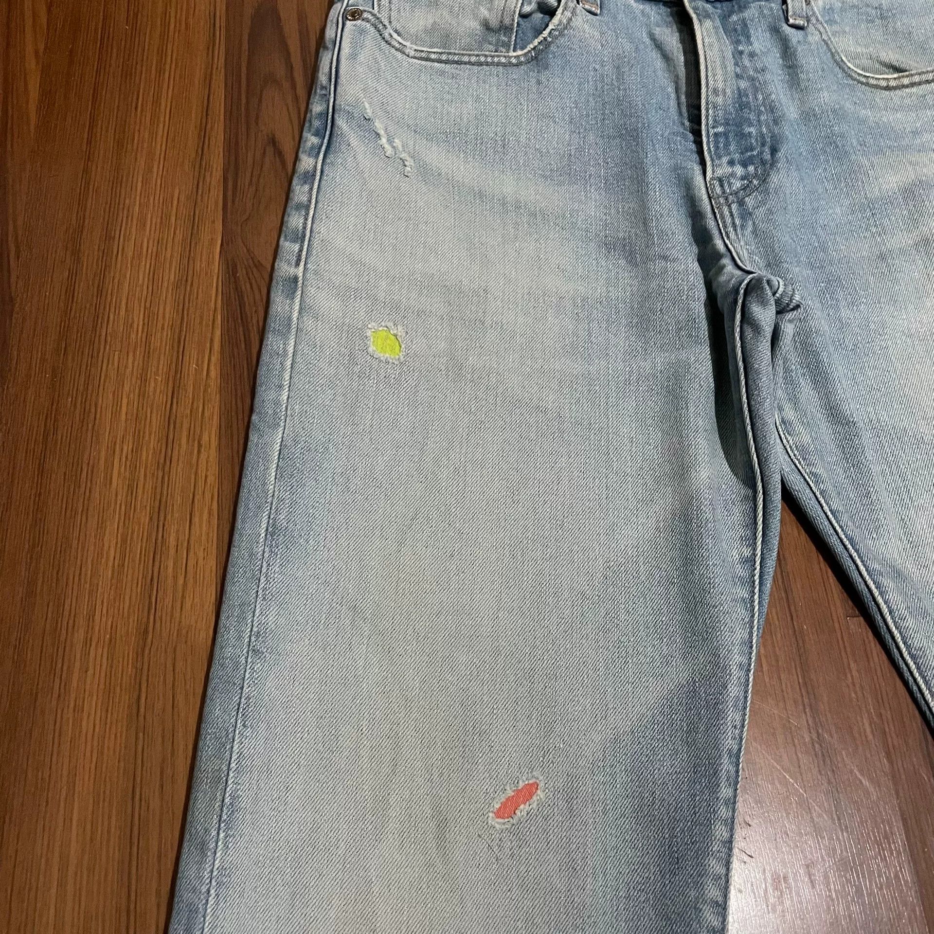 Levi's LEVI'S 502 Ice Blue Distressed Jeans Size US 34 / EU 50 - 3 Thumbnail