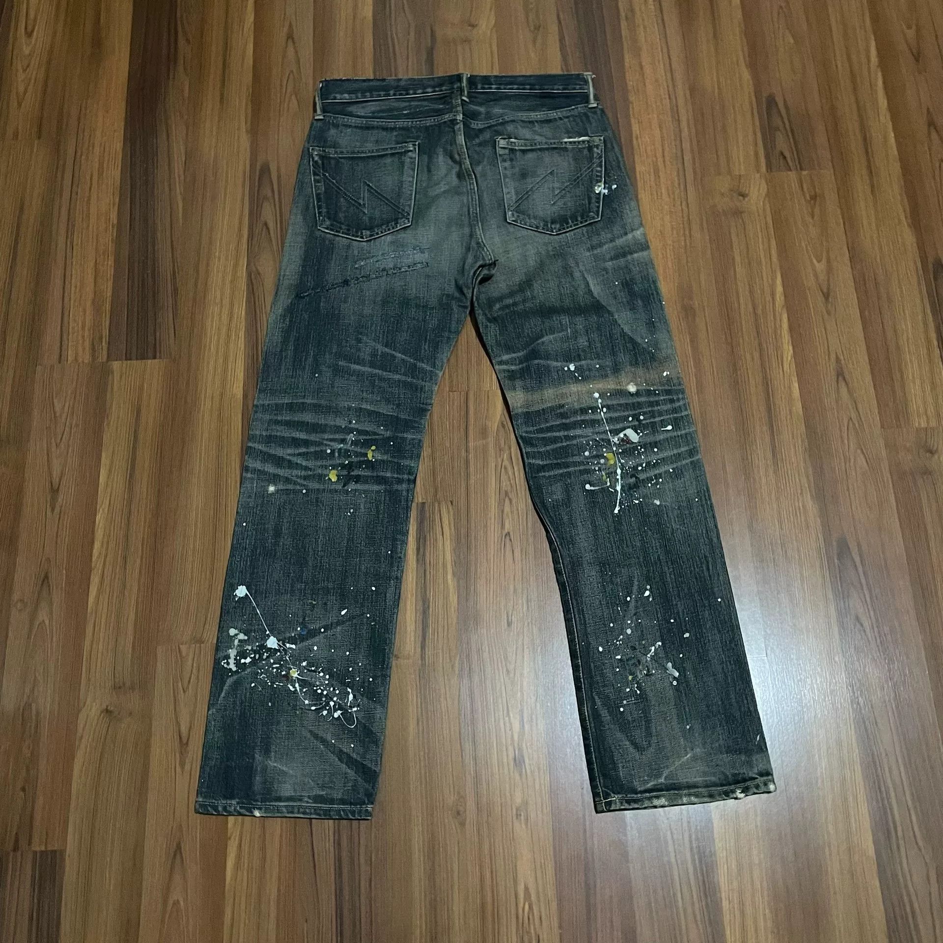 Neighborhood NEIGHBORHOOD 08EX Distressed Jeans Size US 31 - 2 Thumbnail