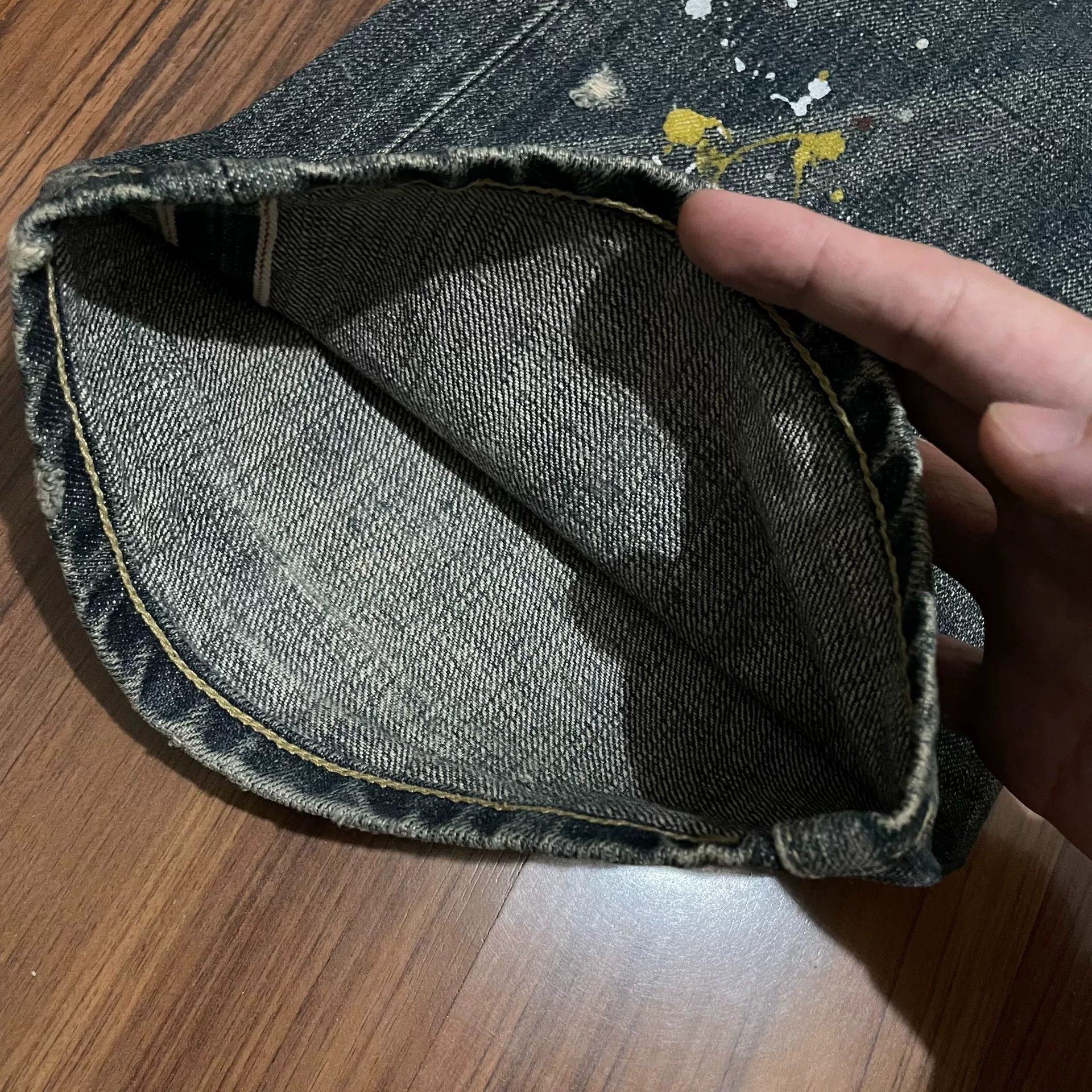 Neighborhood NEIGHBORHOOD 08EX Distressed Jeans Size US 31 - 6 Thumbnail