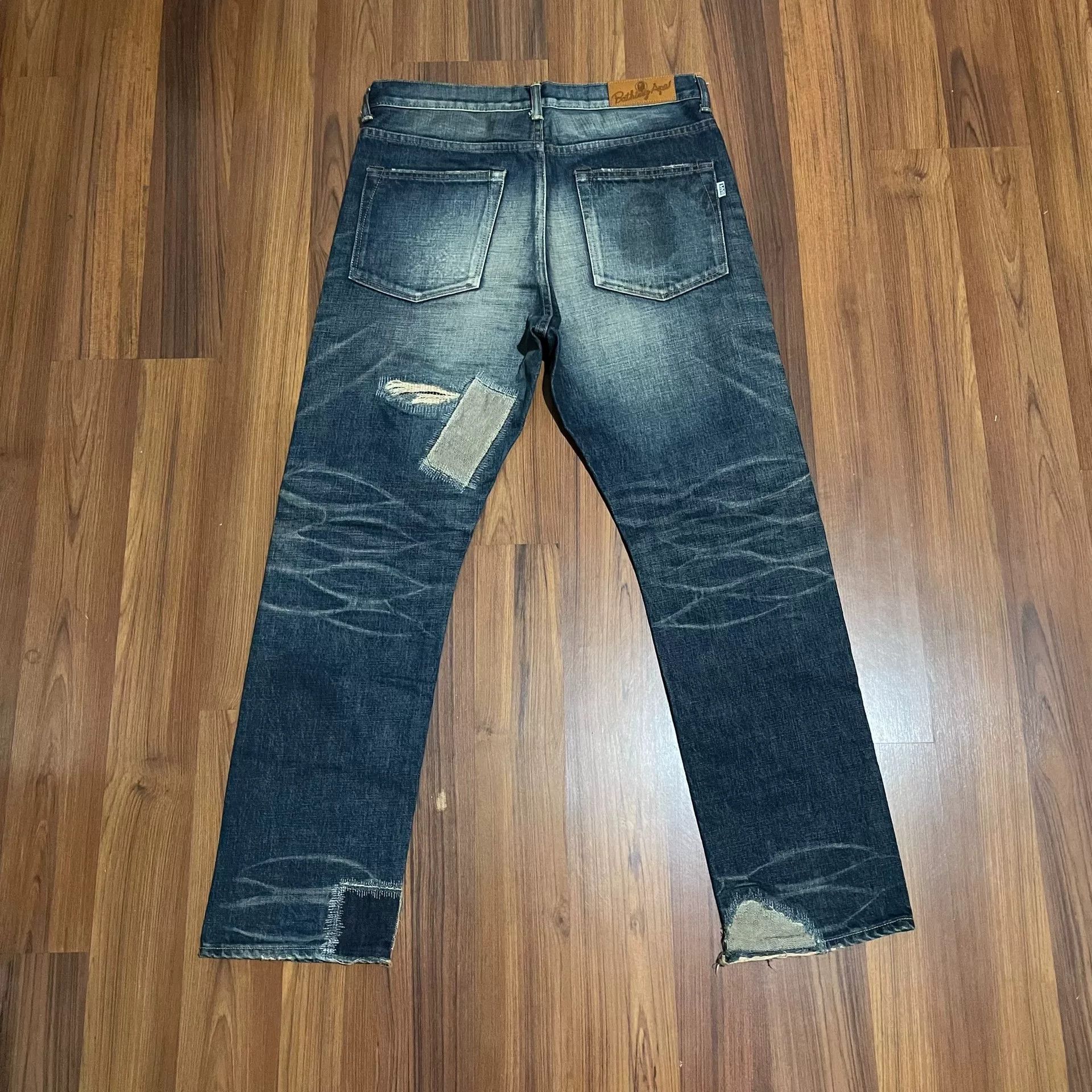 Bape BAPE TYPE2 Camo Patch Distressed Jeans Size US 26 / EU 42 - 2 Thumbnail