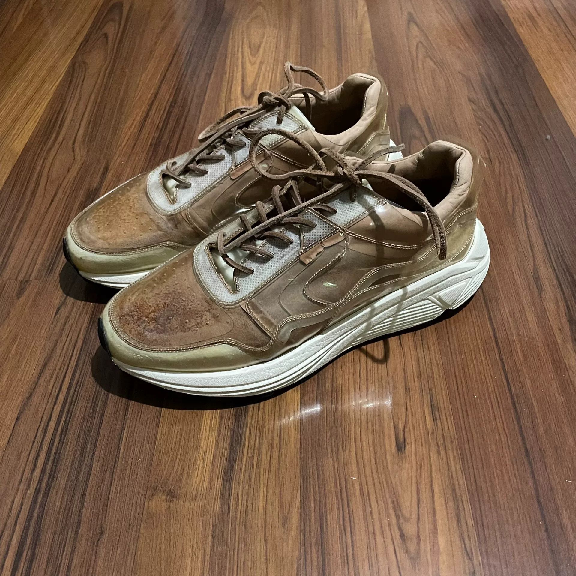 Buttero BUTTERO PVC Leather Lining Vibram Sneakers Size US 9 / EU 42 - 2 Thumbnail