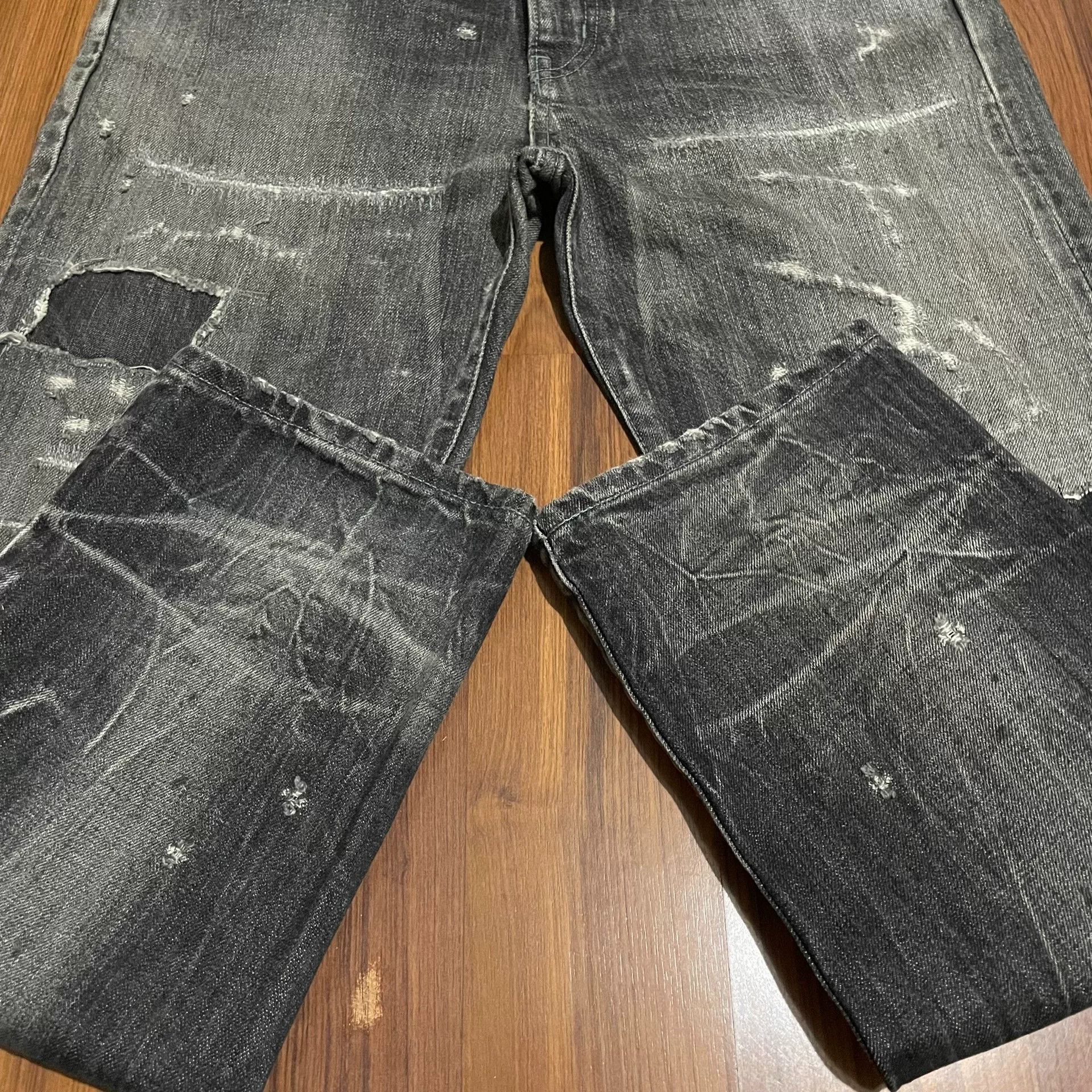 Neighborhood NEIGHBORHOOD 20SS BASIC Bullet Hole Jeans Size US 26 / EU 42 - 7 Thumbnail