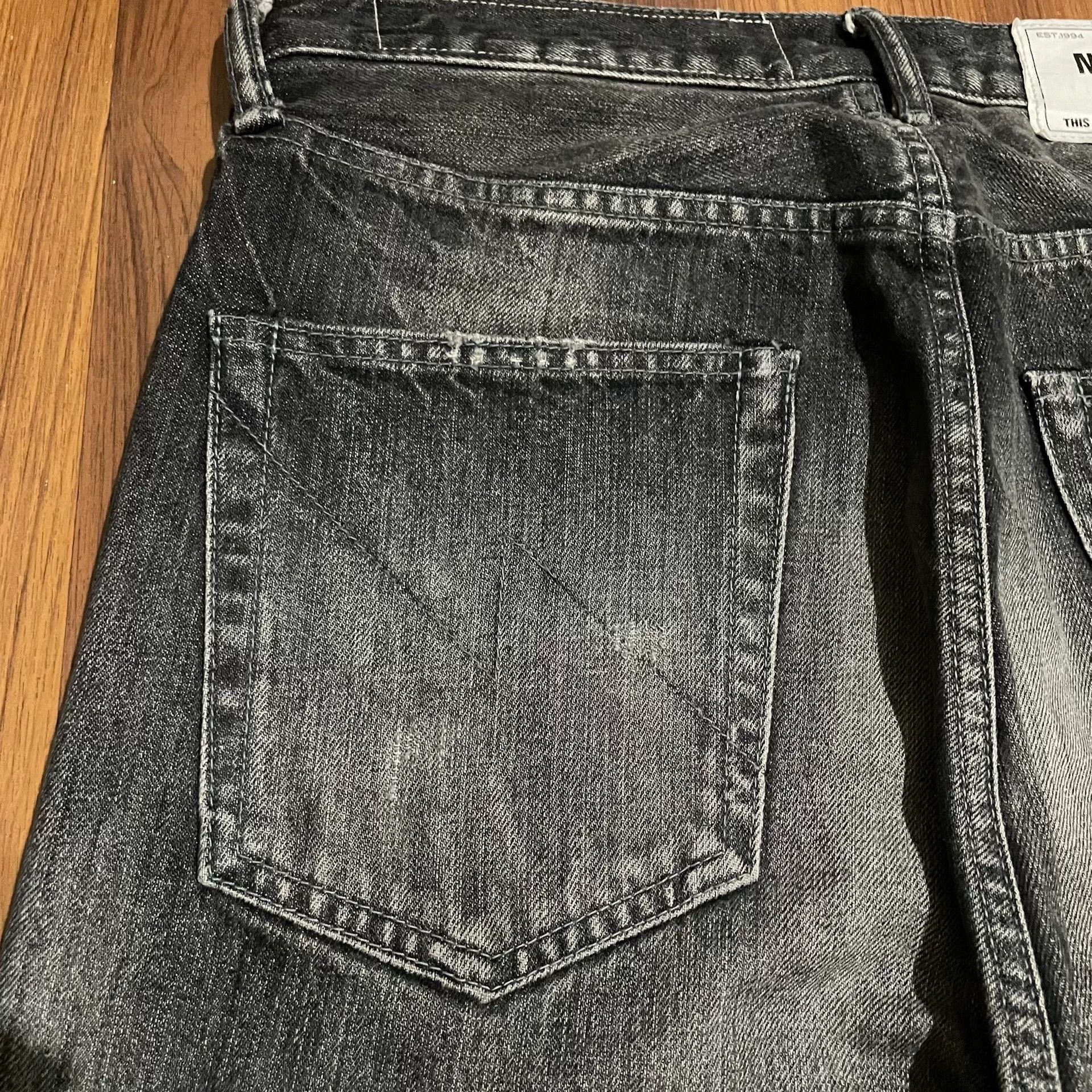 Neighborhood NEIGHBORHOOD 20SS BASIC Bullet Hole Jeans Size US 26 / EU 42 - 5 Thumbnail