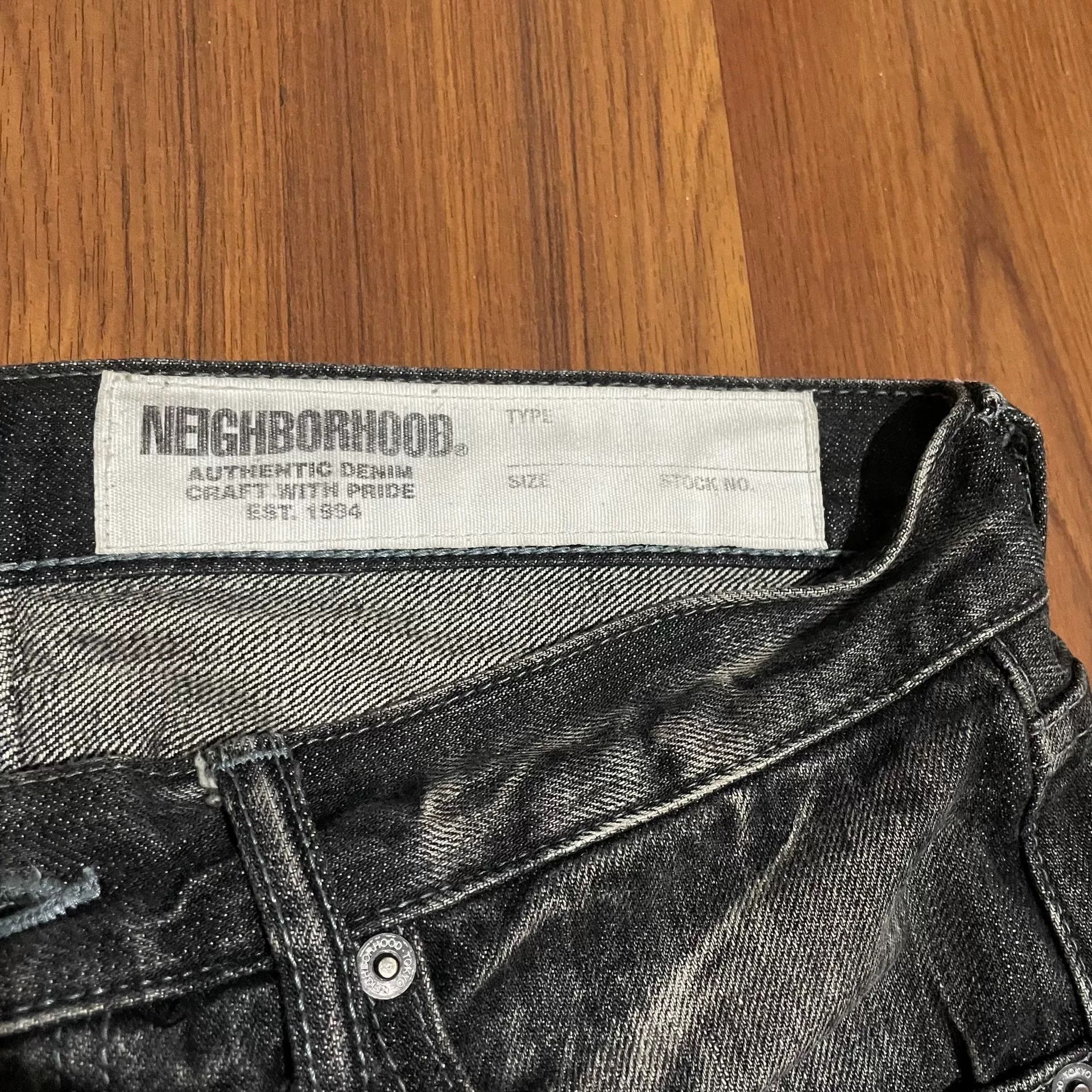 Neighborhood NEIGHBORHOOD 20SS BASIC Bullet Hole Jeans Size US 26 / EU 42 - 9 Thumbnail