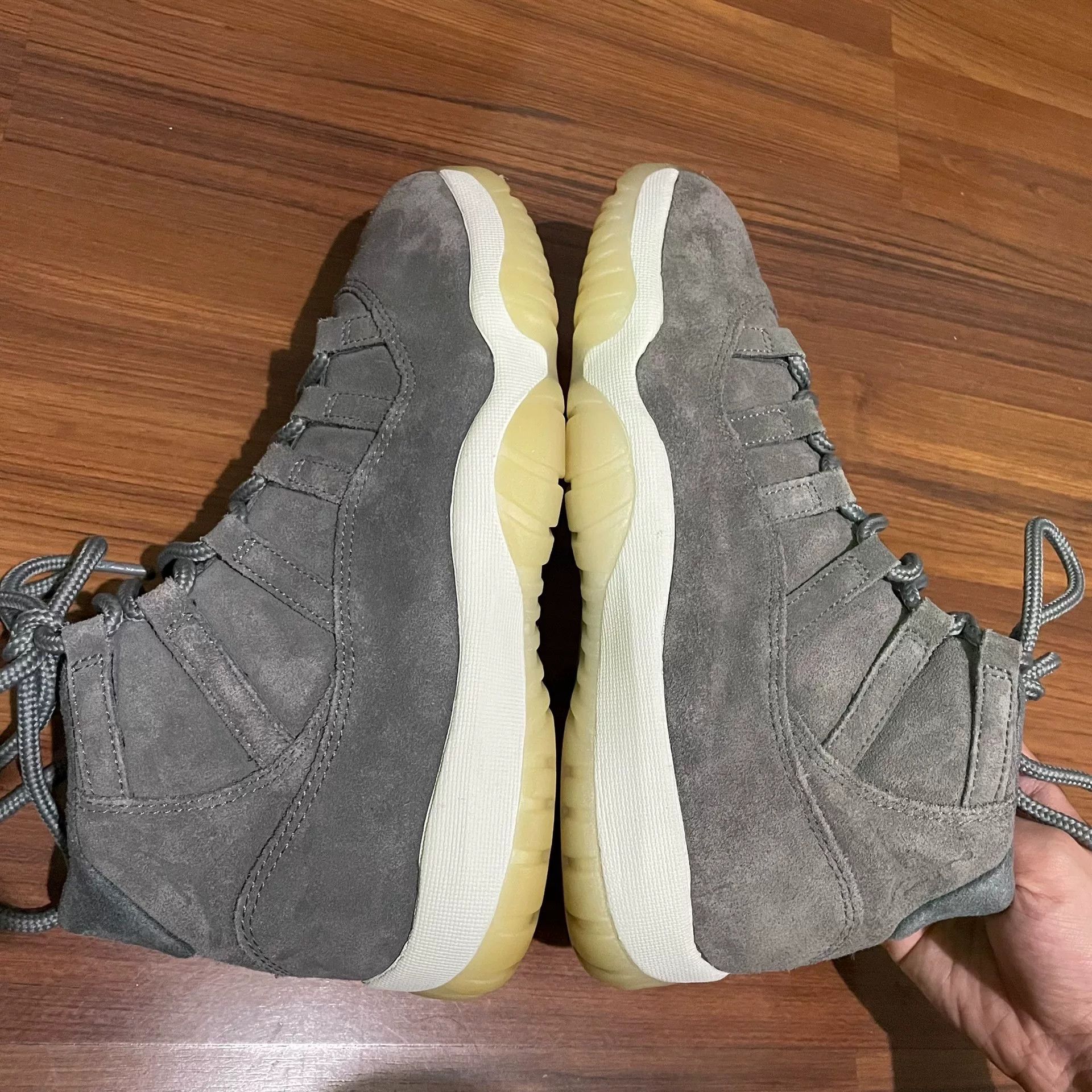 Jordan Brand Air Jordan 11 Gray Suede EDC Size US 8 / EU 41 - 3 Thumbnail