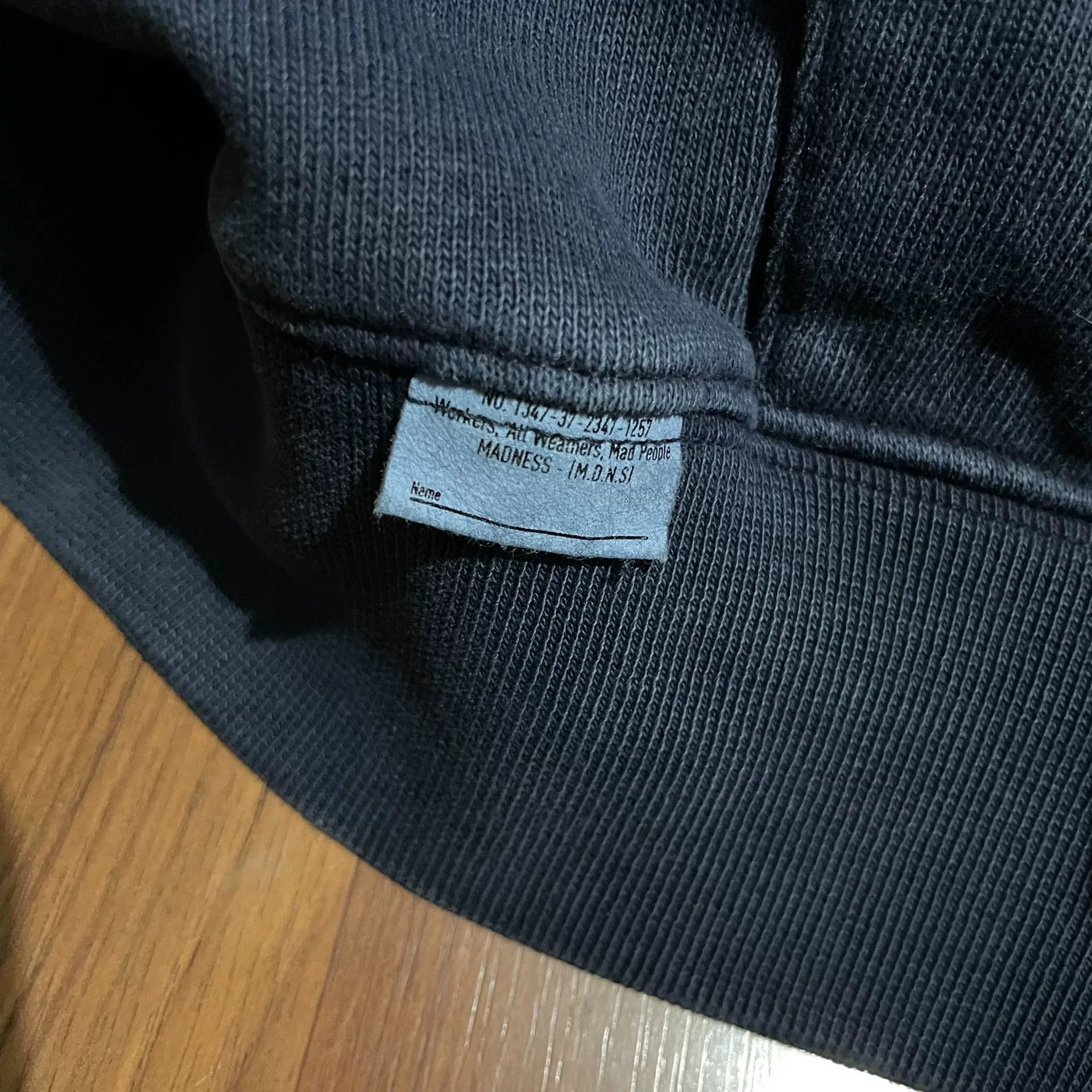 Madness MADNESS 22AW Plain Washed Sweatshirt Size US L / EU 52-54 / 3 - 5 Thumbnail