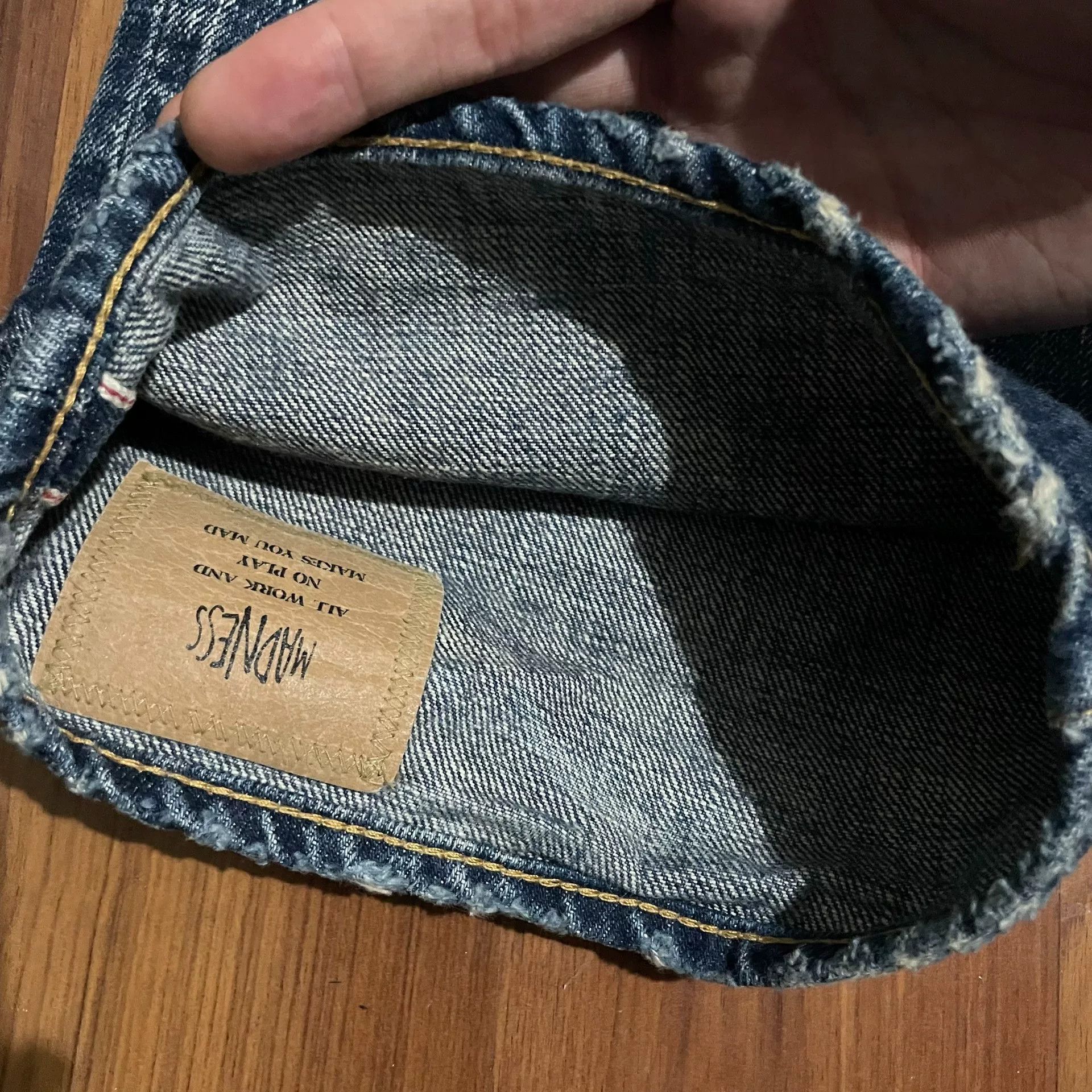 Madness MADNESS 21AW Knife Cut 3.0 Jeans Size US 32 / EU 48 - 7 Thumbnail