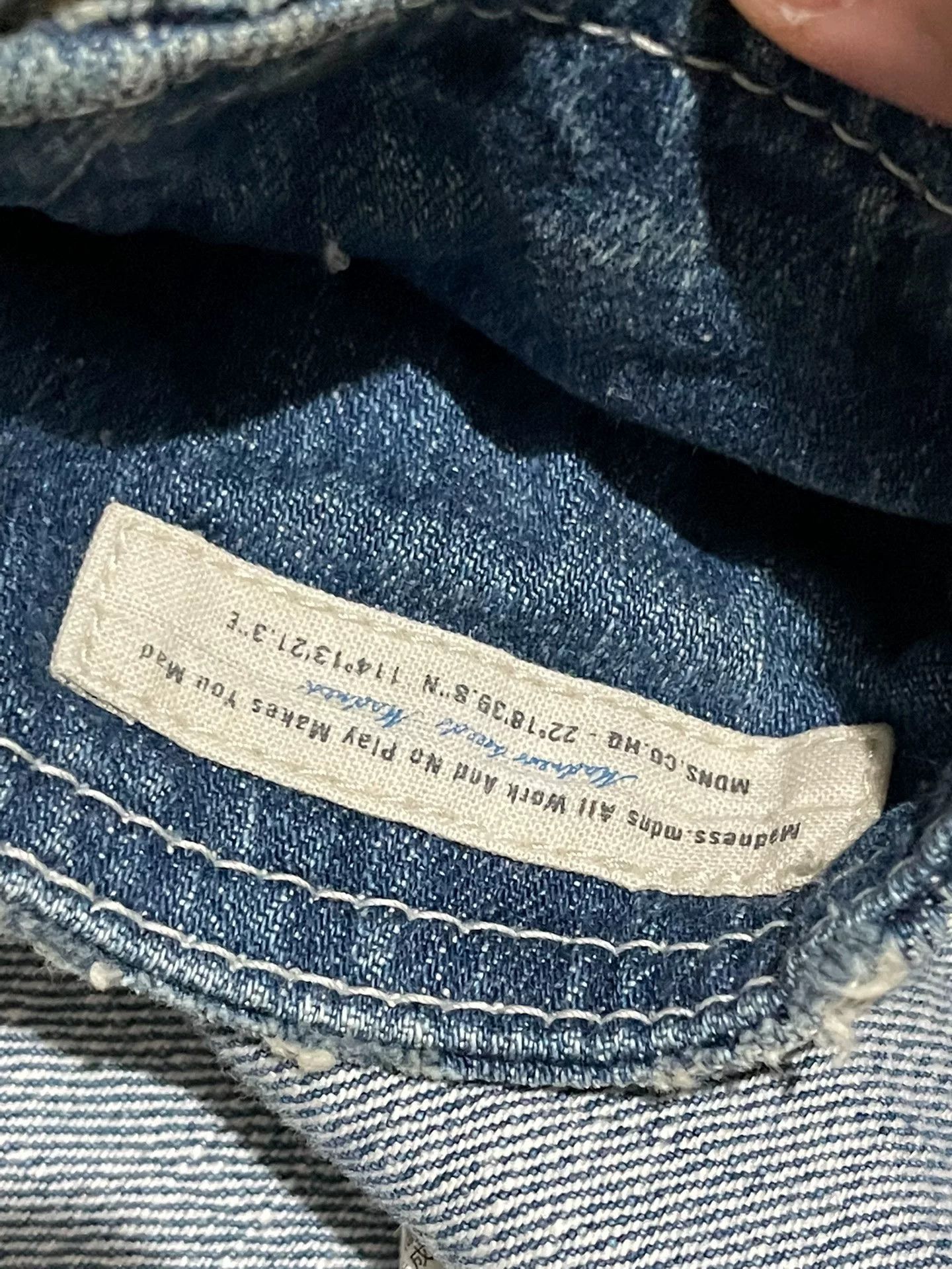 MADNESS 18SS Railway Denim Jacket