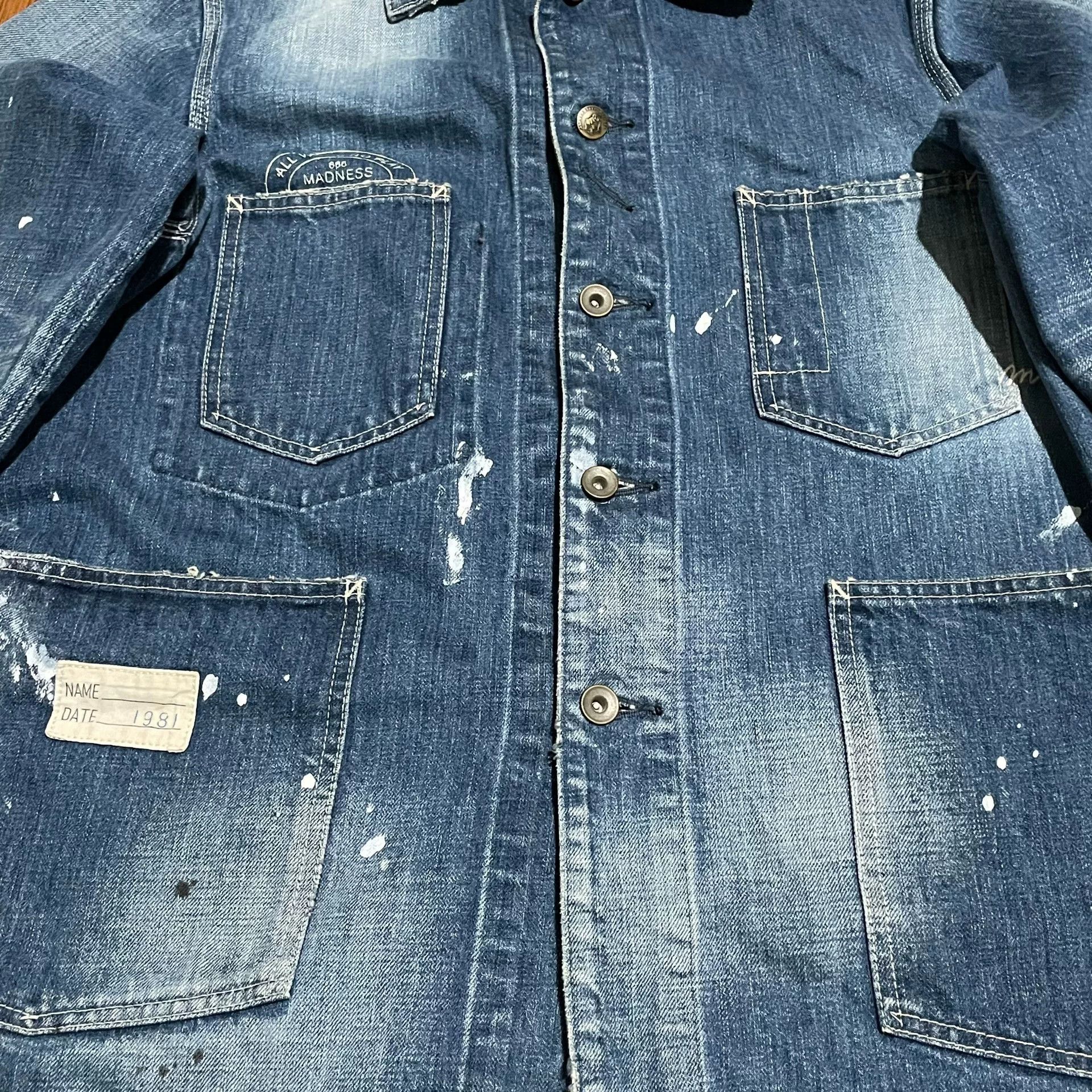 MADNESS 18SS Railway Denim Jacket