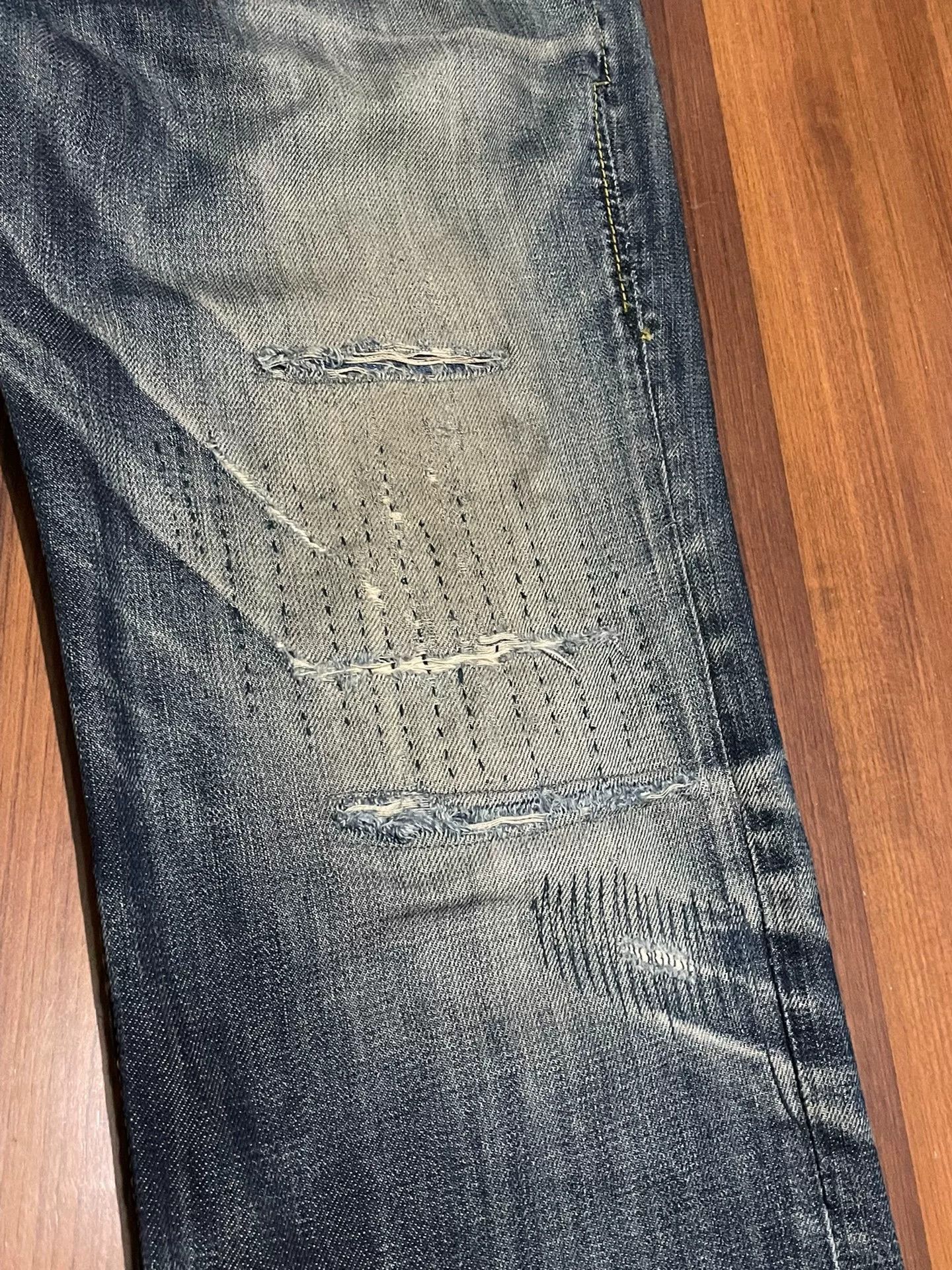 Levi's Vintage Clothing Levi's 504 LVC Japanese Wash Patch Jeans Size US 28 / EU 44 - 4 Thumbnail