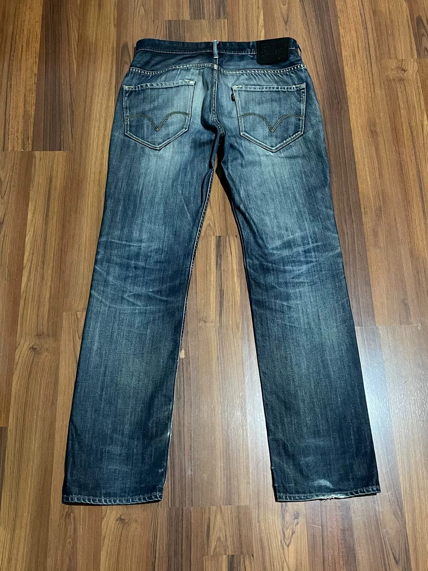 Levi's Vintage Clothing Levi's 504 LVC Japanese Wash Patch Jeans Size US 28 / EU 44 - 2 Thumbnail