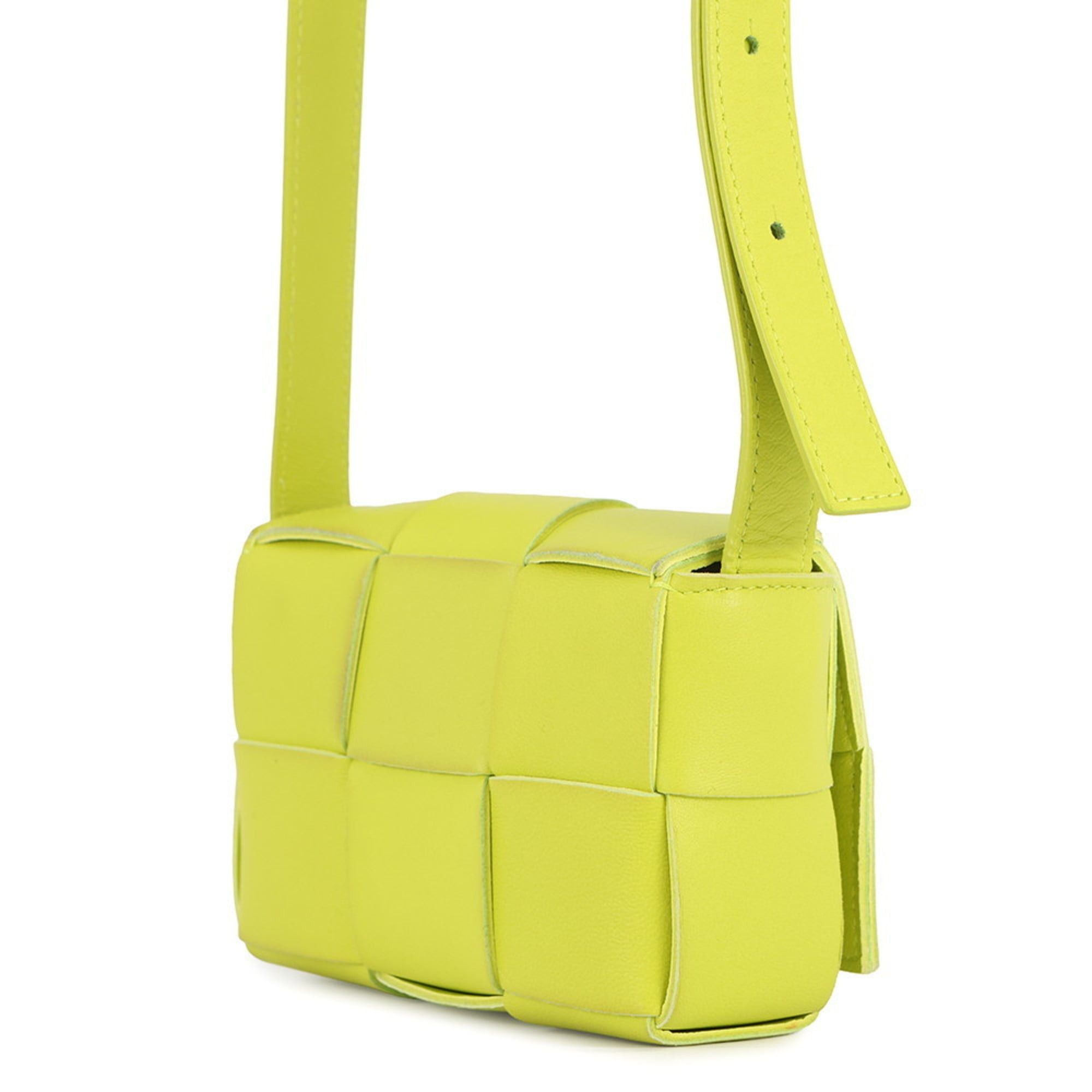 Bottega Veneta Candy Cassette Shoulder Bag in Lambskin 666688 Handbags
