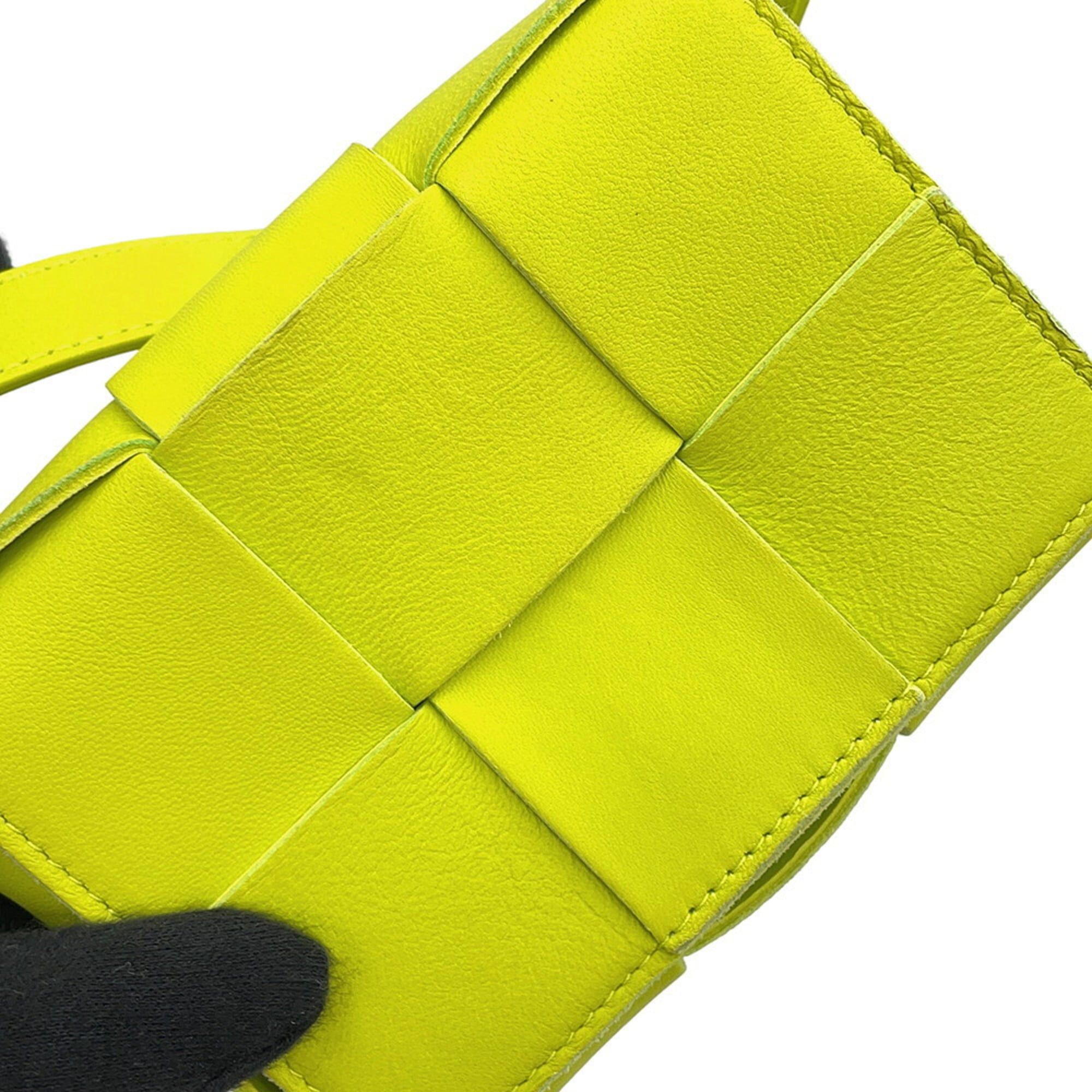 Bottega Veneta Candy Cassette Shoulder Bag in Lambskin 666688 Handbags
