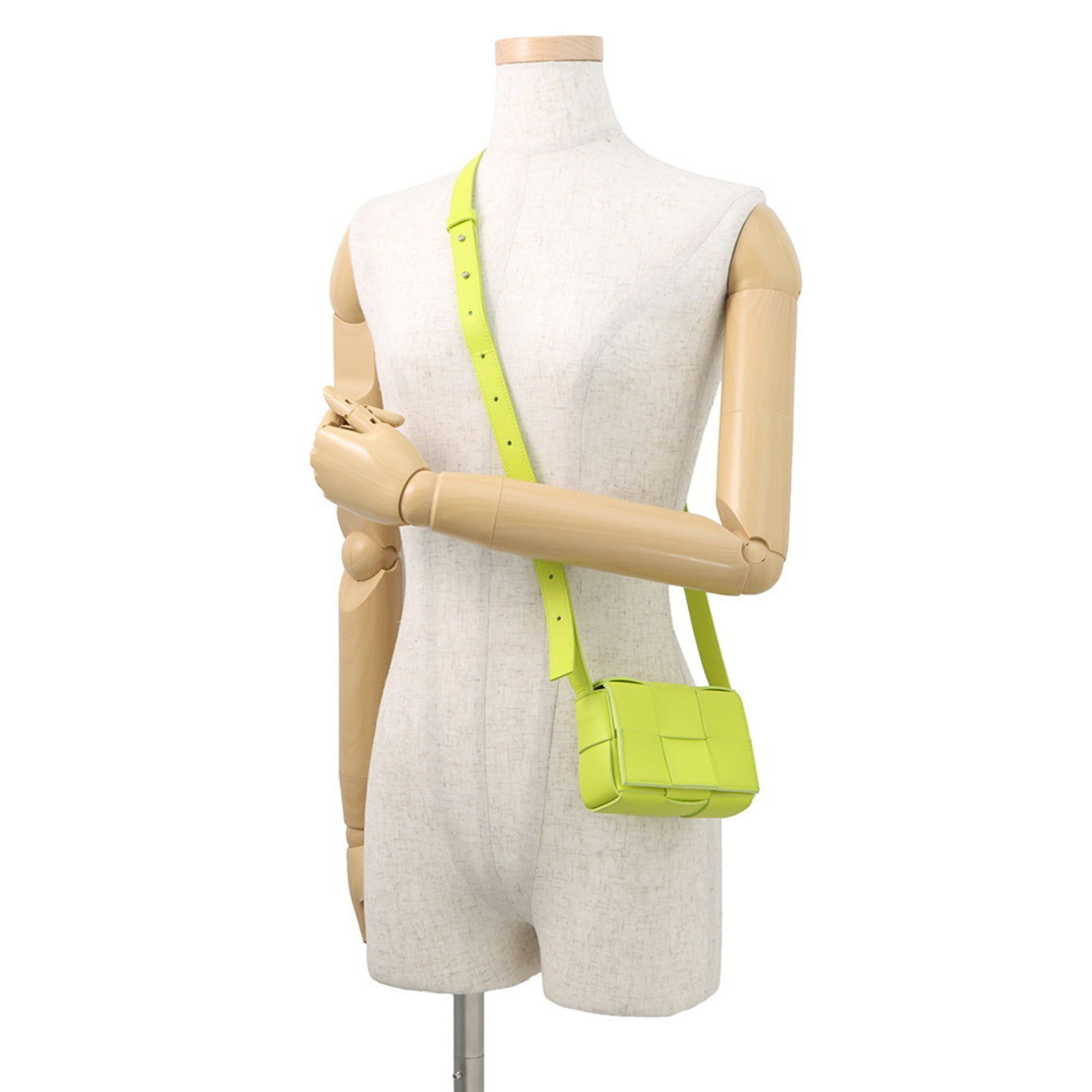 Bottega Veneta Candy Cassette Shoulder Bag in Lambskin 666688 Handbags