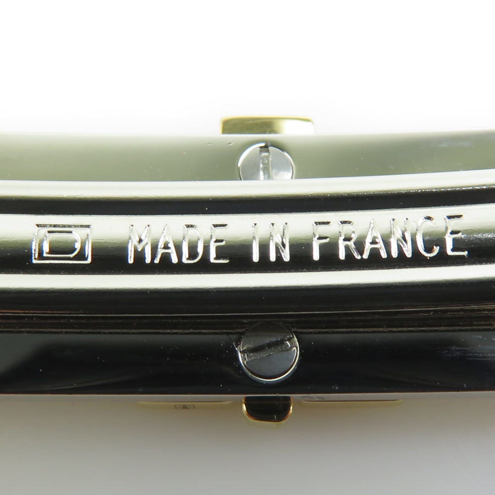 Hermes Hermes Hermès Barrette, Metal, Enamel, Silver, Gold, Off-White, Women's, Free Shipping, e61535g Size ONE SIZE - 7 Thumbnail