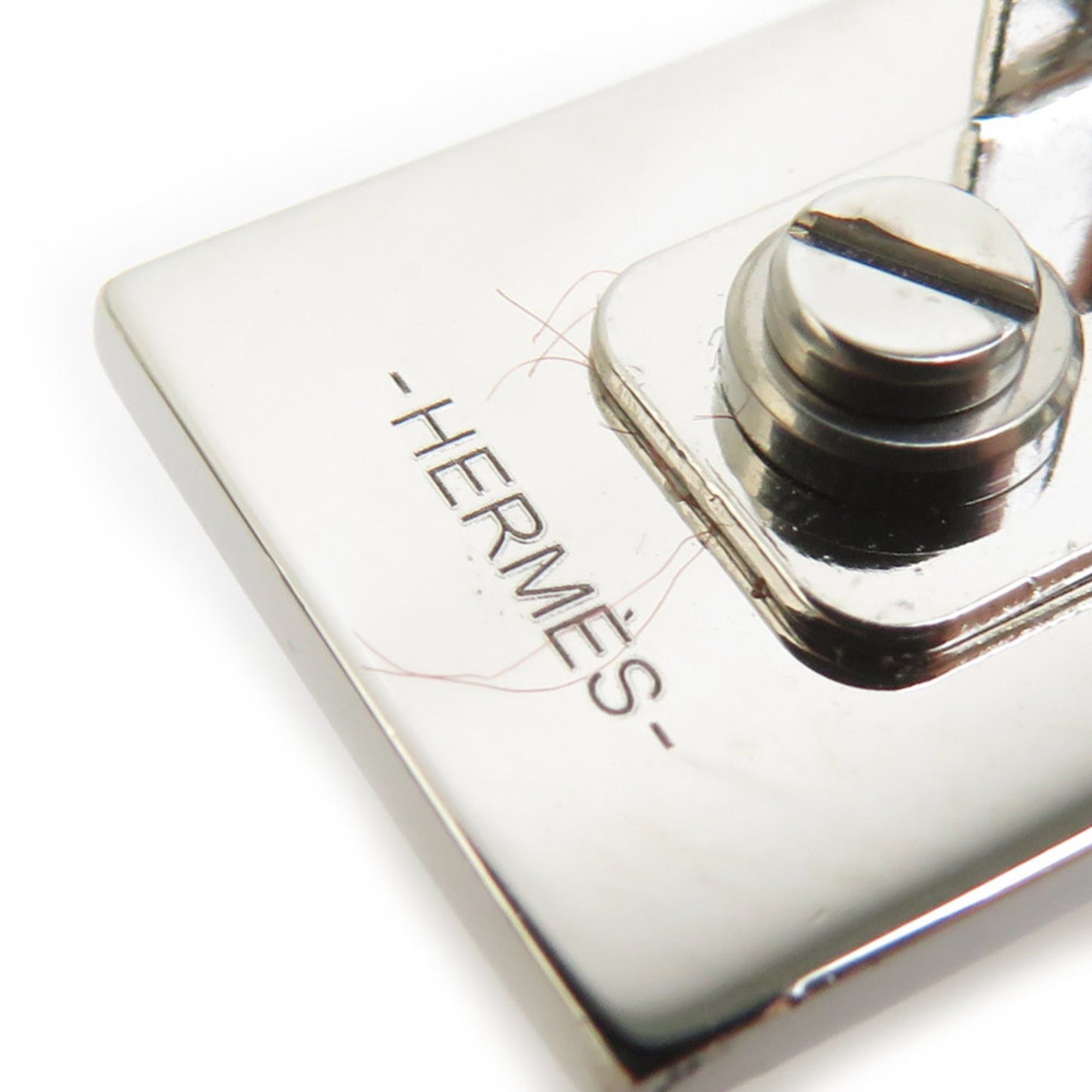Hermes Hermes Hermès Barrette, Metal, Enamel, Silver, Gold, Off-White, Women's, Free Shipping, e61535g Size ONE SIZE - 8 Thumbnail