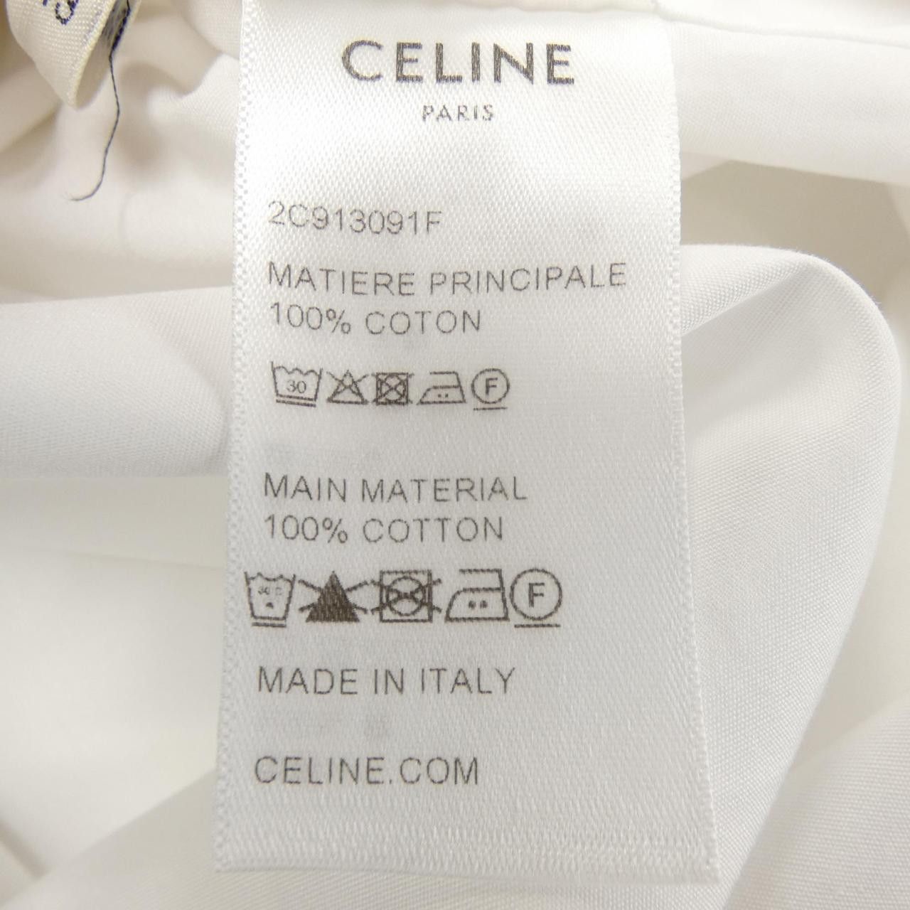 Celine Celine Celine Shirt Textile Dress Shirt 2C913091F DUTY FREE for USA Size ONE SIZE - 3 Thumbnail