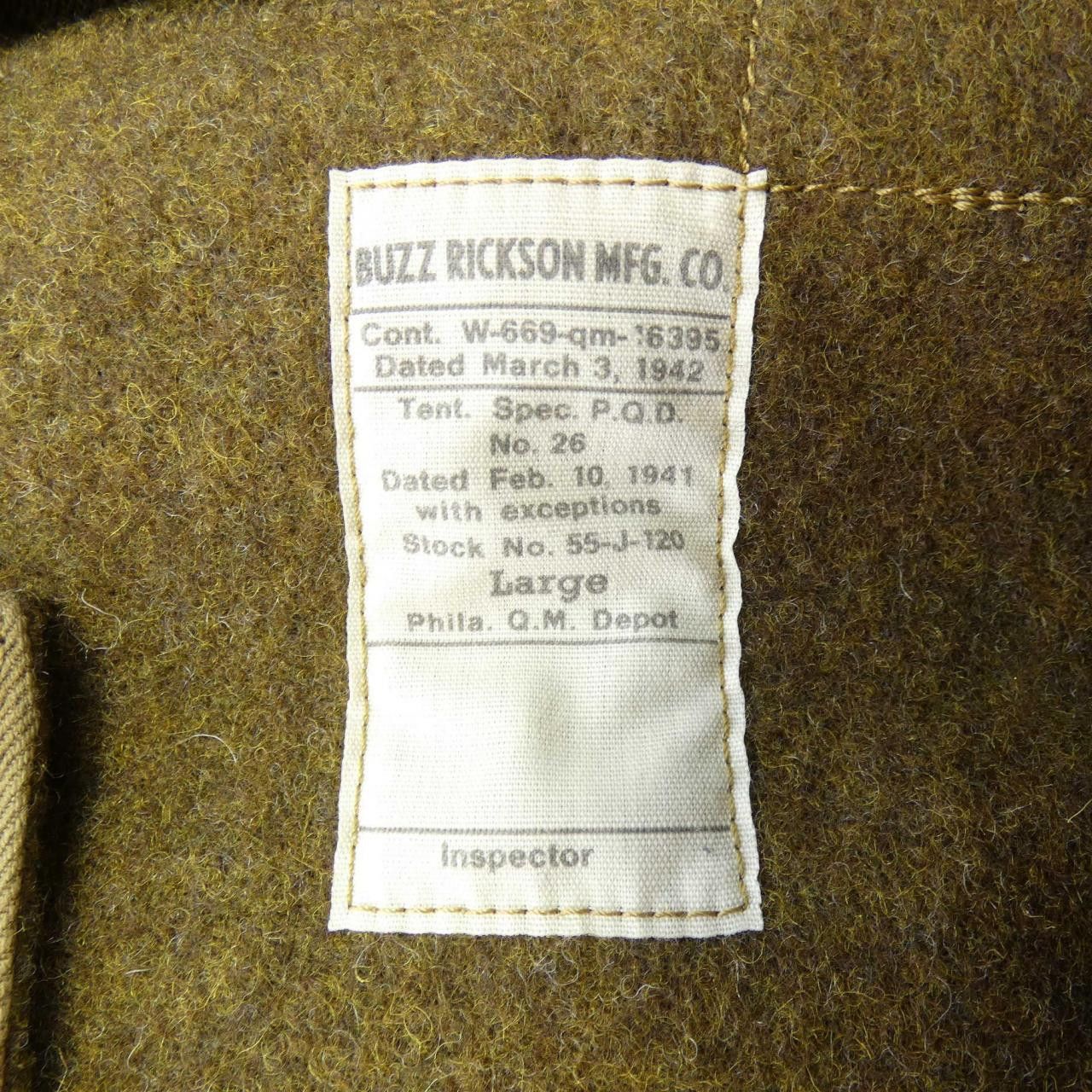 Other Other Buzz Rickson's Blouson Textile Outerwear BR15146 DUTY FREE for USA Size ONE SIZE - 4 Thumbnail