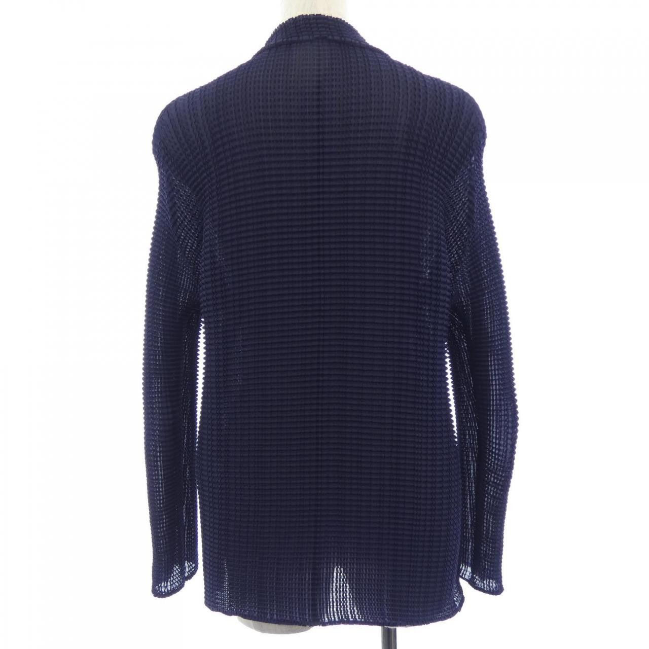 Issey Miyake Issey Miyake ISSEY MIYAKE Cardigan Textile Tops IM84FJ625 DUTY FREE for USA Size ONE SIZE - 2 Thumbnail
