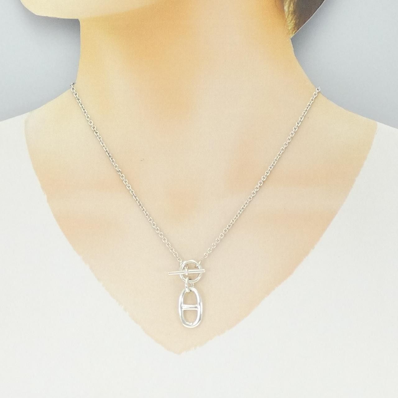 Hermes Hermes Hermès Chaîne d'Ancre 925 Necklace Precious Metal Necklace DUTY FREE for USA Size ONE SIZE - 6 Thumbnail