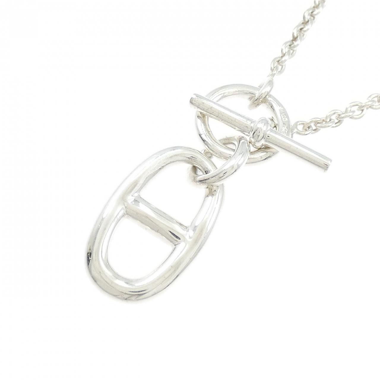 Hermes Hermes Hermès Chaîne d'Ancre 925 Necklace Precious Metal Necklace DUTY FREE for USA Size ONE SIZE - 3 Thumbnail