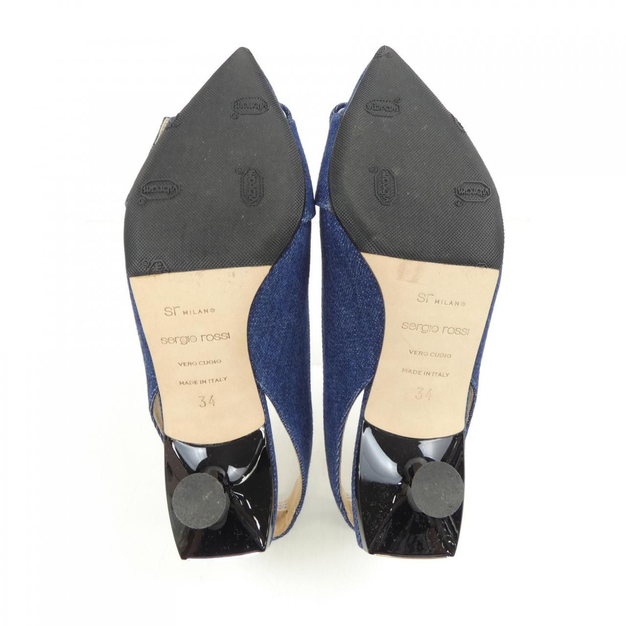 Other Other Sergio Rossi SR MILANO MIA Pumps Leather Shoes SR MILANO MIA DUTY FREE for USA Size ONE SIZE - 4 Thumbnail
