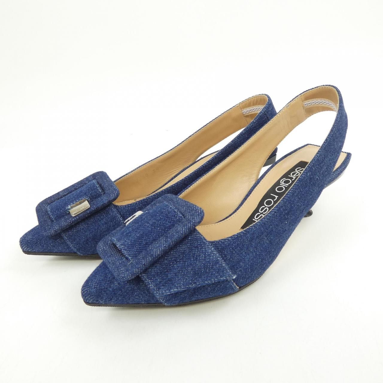 Other Other Sergio Rossi SR MILANO MIA Pumps Leather Shoes SR MILANO MIA DUTY FREE for USA Size ONE SIZE - 3 Thumbnail