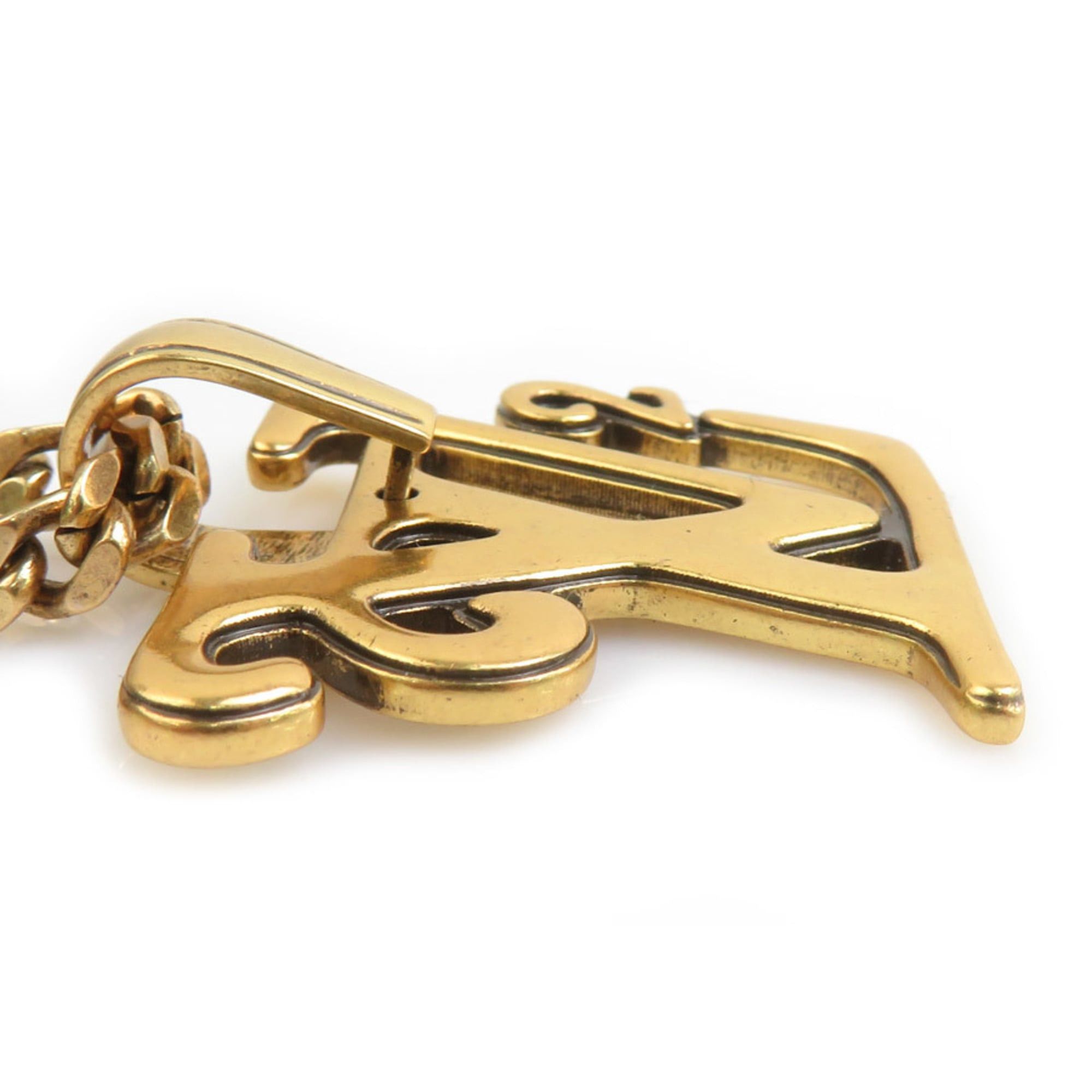 Louis Vuitton Louis Vuitton Collier Squared Necklace in LV Metal Gold for Men, MP2692, Free Shipping (h31959i) Size ONE SIZE - 3 Thumbnail