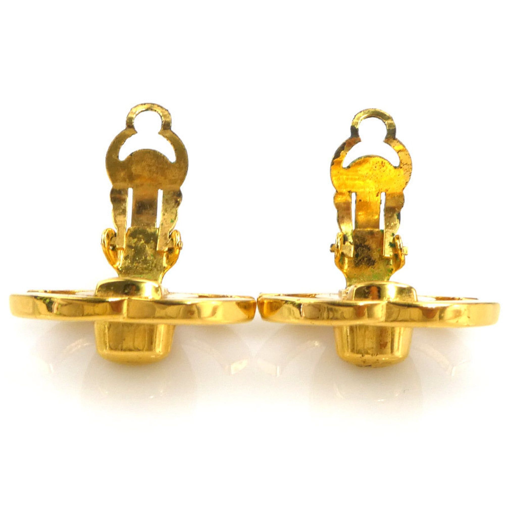 Chanel CHANEL Coco Mark Metal Gold Earrings for Women, Free Shipping, e61508j Size ONE SIZE - 6 Thumbnail