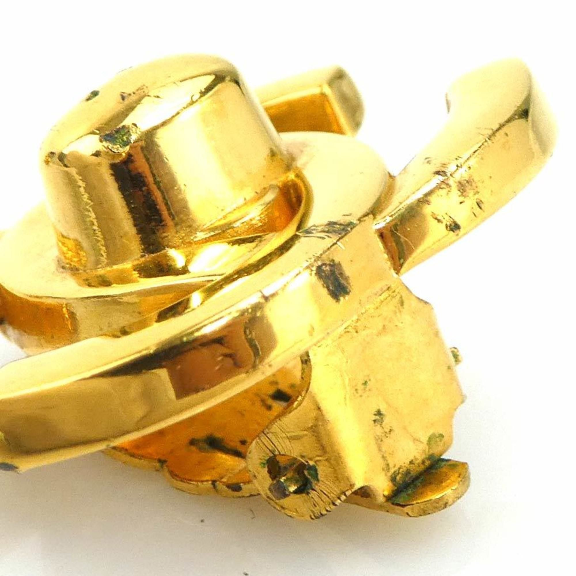 Chanel CHANEL Coco Mark Metal Gold Earrings for Women, Free Shipping, e61508j Size ONE SIZE - 9 Thumbnail