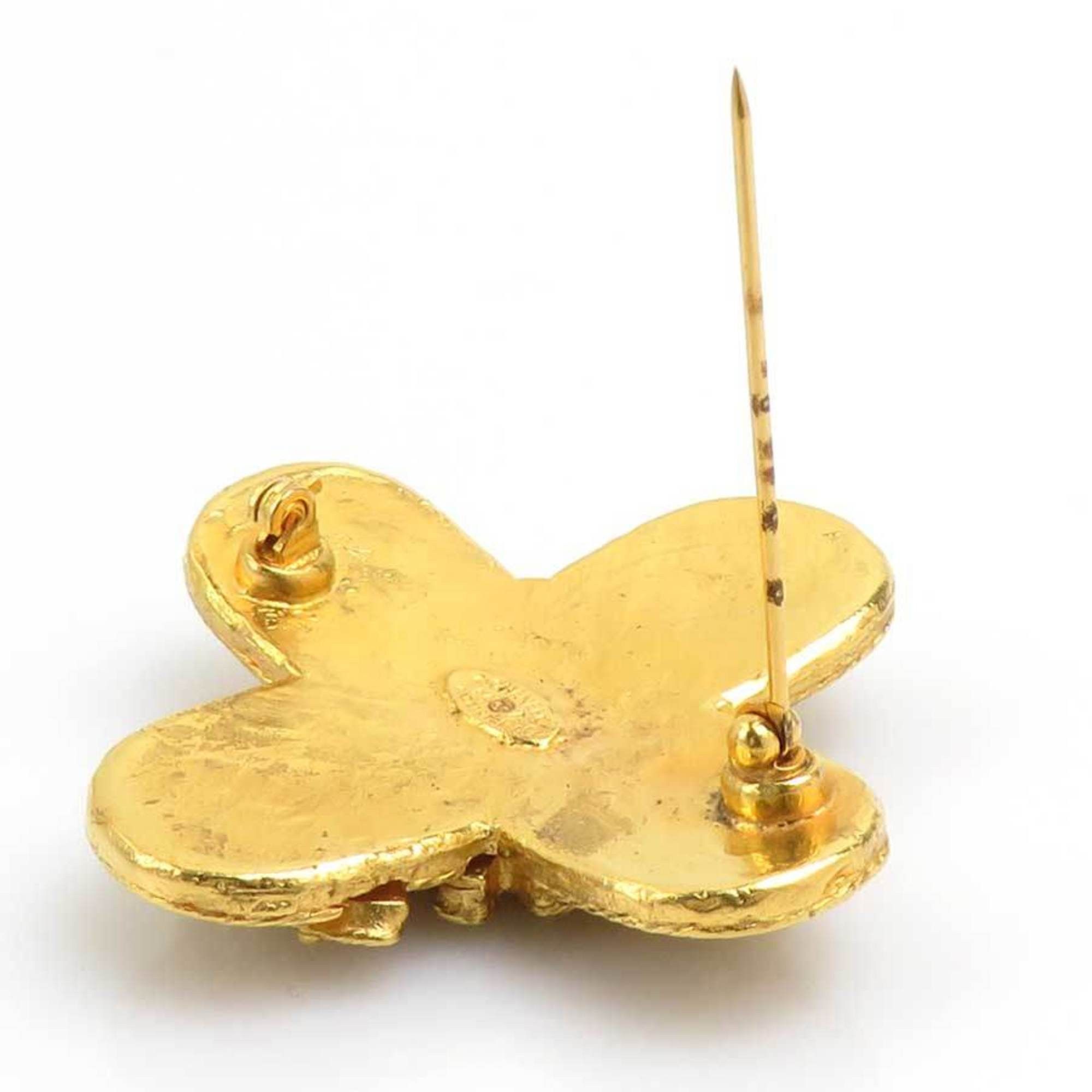 Chanel CHANEL Coco Mark Metal Gold Brooch for Women, Free Shipping e61432i Size ONE SIZE - 6 Thumbnail