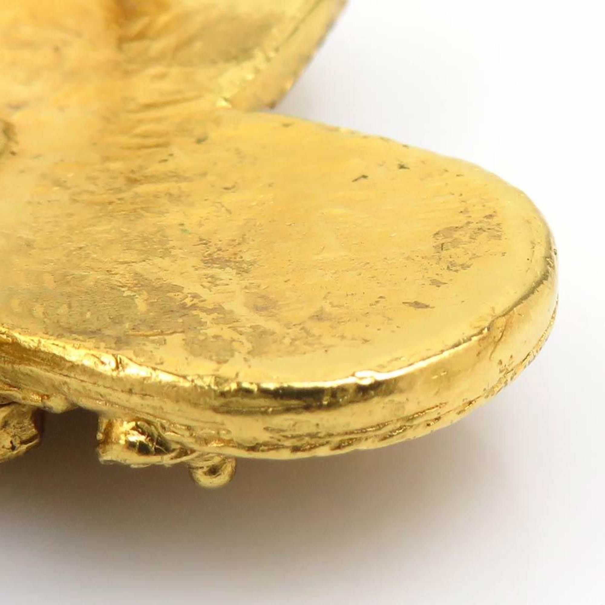 Chanel CHANEL Coco Mark Metal Gold Brooch for Women, Free Shipping e61432i Size ONE SIZE - 9 Thumbnail