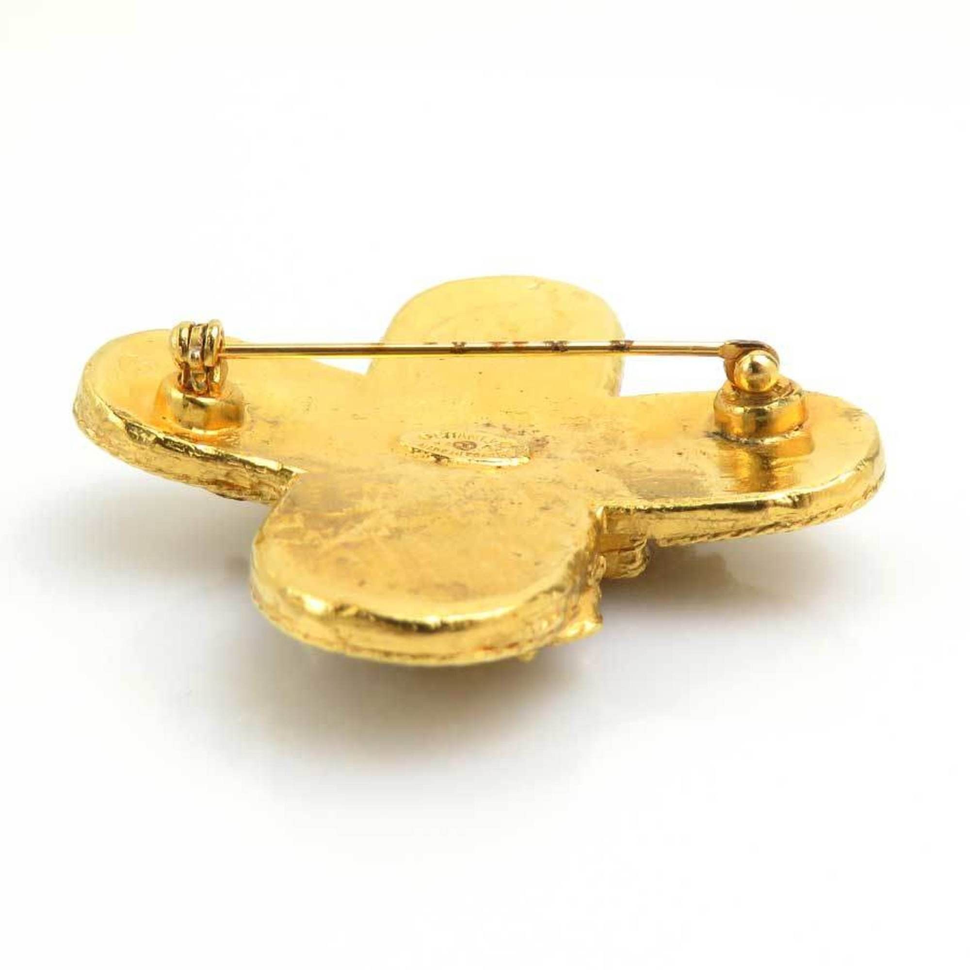 Chanel CHANEL Coco Mark Metal Gold Brooch for Women, Free Shipping e61432i Size ONE SIZE - 5 Thumbnail