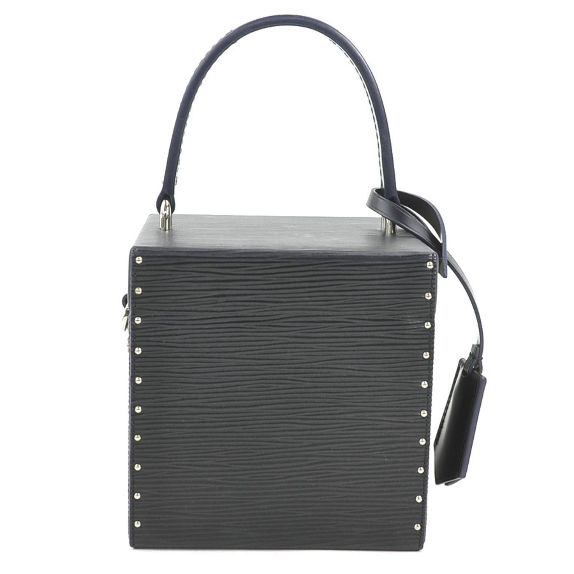 Louis Vuitton Louis Vuitton Epi Leather Vanity Bag in Bleecker Box, Leather, Noir, Women's, M52703, Free Shipping, 90118i Size ONE SIZE - 3 Thumbnail