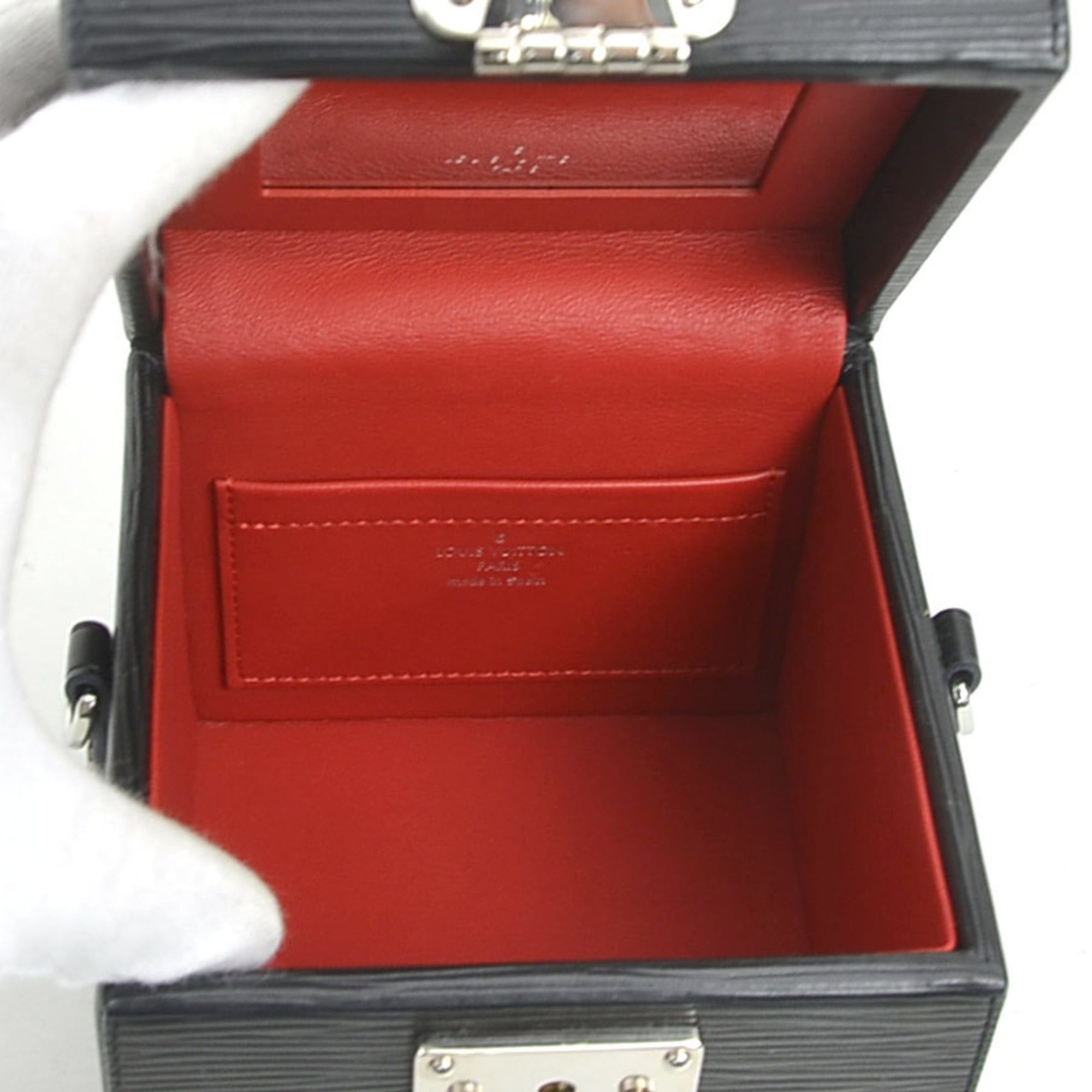 Louis Vuitton Louis Vuitton Epi Leather Vanity Bag in Bleecker Box, Leather, Noir, Women's, M52703, Free Shipping, 90118i Size ONE SIZE - 5 Thumbnail