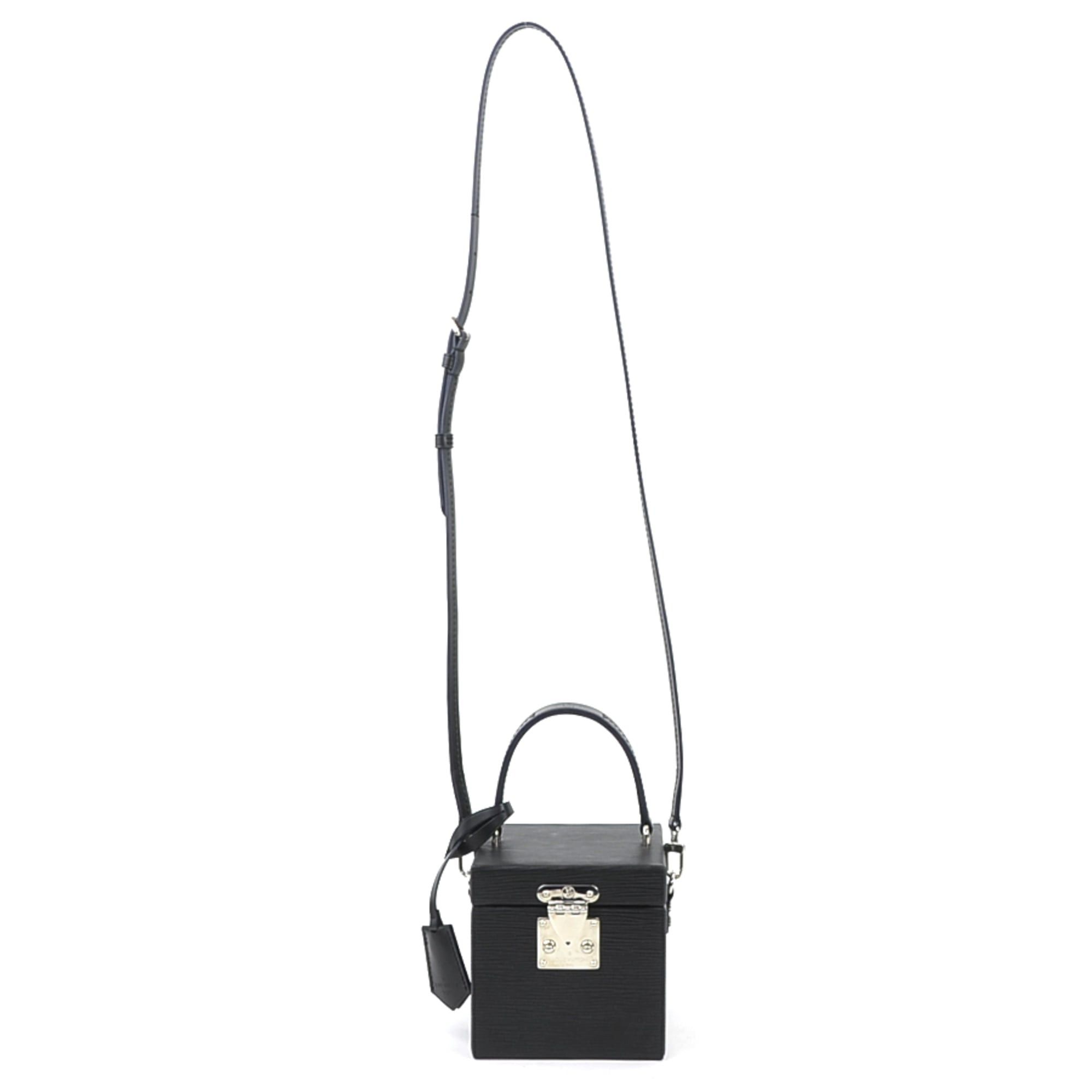 Louis Vuitton Louis Vuitton Epi Leather Vanity Bag in Bleecker Box, Leather, Noir, Women's, M52703, Free Shipping, 90118i Size ONE SIZE - 15 Thumbnail