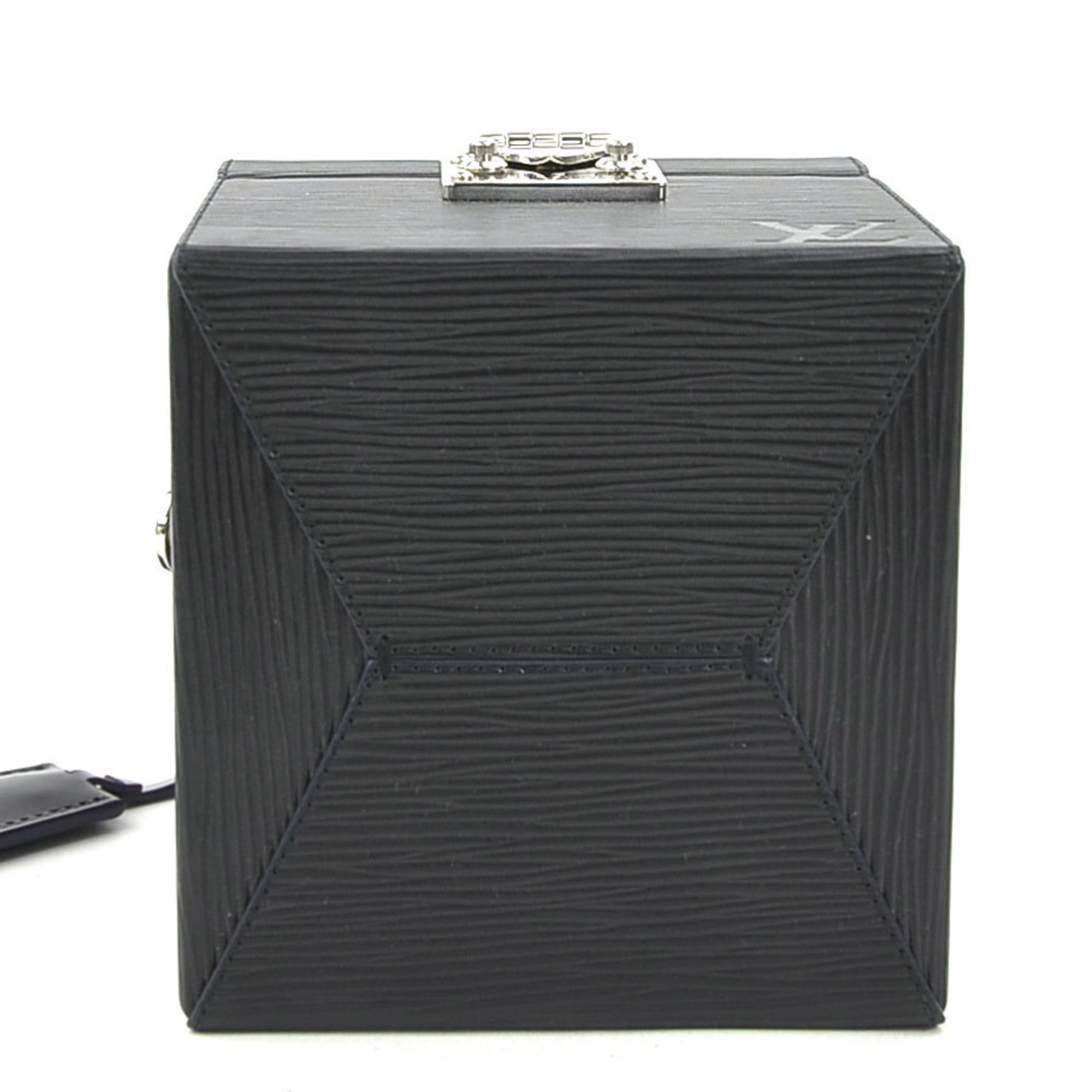 Louis Vuitton Louis Vuitton Epi Leather Vanity Bag in Bleecker Box, Leather, Noir, Women's, M52703, Free Shipping, 90118i Size ONE SIZE - 4 Thumbnail
