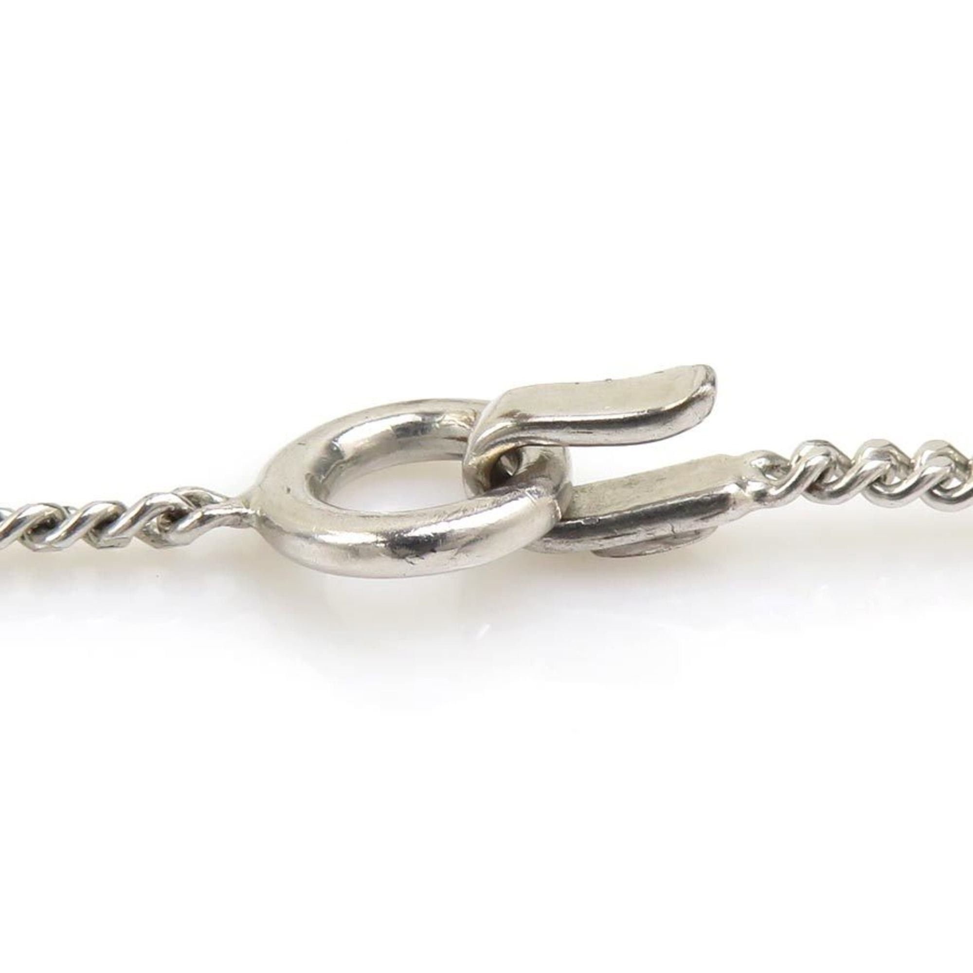Chanel CHANEL Necklace in Resin and Metal, Black Silver, Women's, Free Shipping, 56564a Size ONE SIZE - 6 Thumbnail