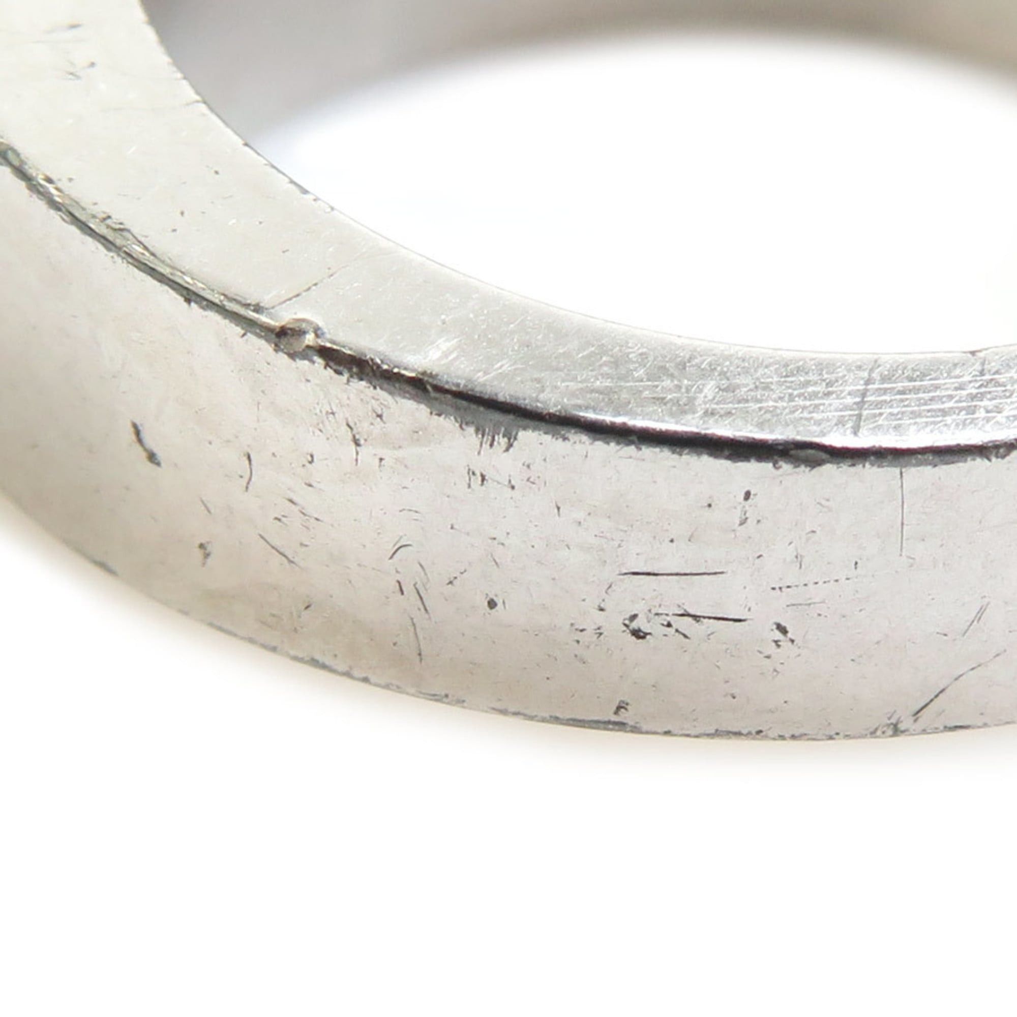 Louis Vuitton Louis Vuitton Men's Silver Ring, Size 1, Free Shipping, e61516a Size ONE SIZE - 6 Thumbnail