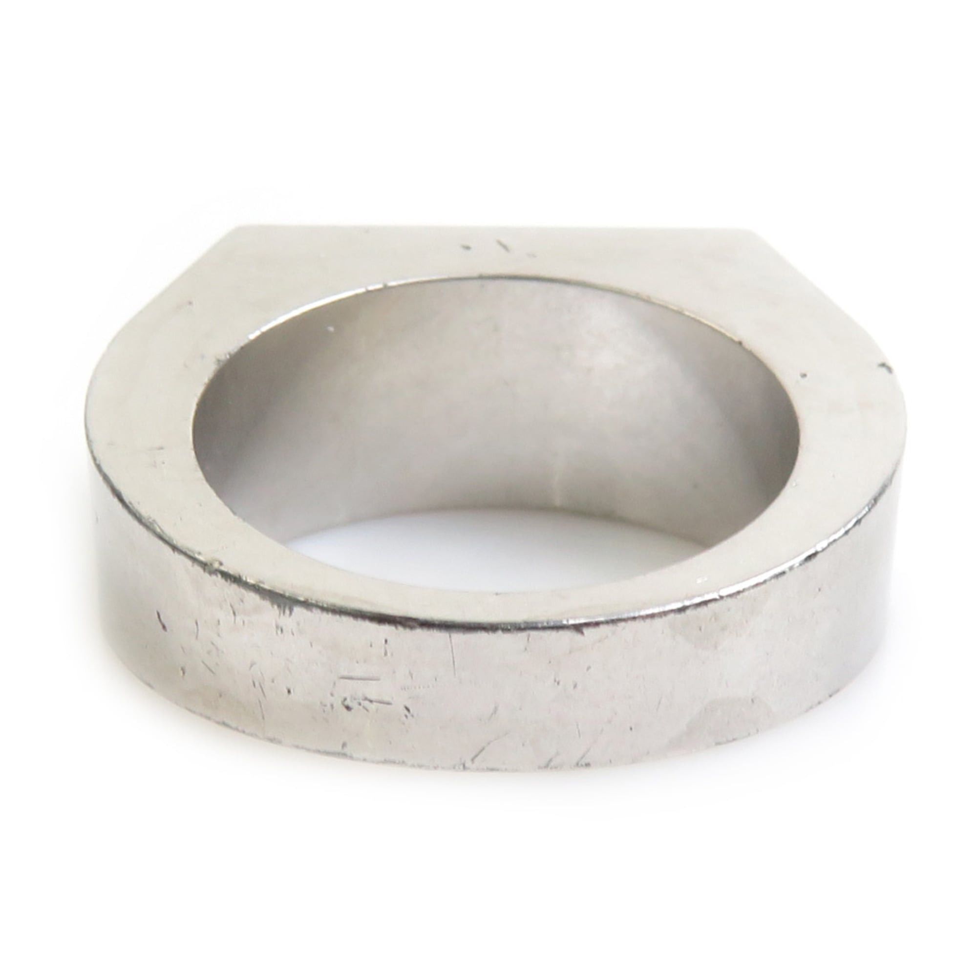 Louis Vuitton Louis Vuitton Men's Silver Ring, Size 1, Free Shipping, e61516a Size ONE SIZE - 4 Thumbnail