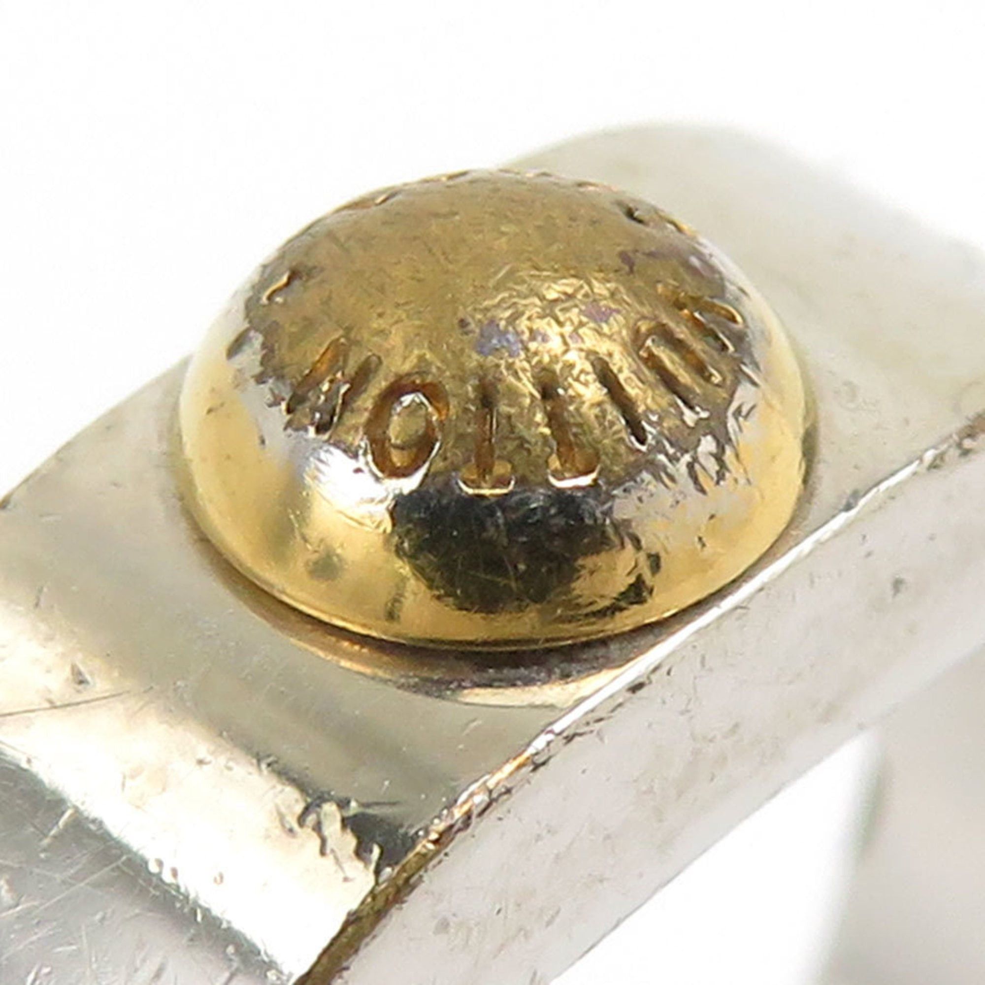 Louis Vuitton Louis Vuitton Nanogram Metal Ring in Silver and Gold, Men's Women's, M00217, 1, Free Shipping, H31955a Size ONE SIZE - 8 Thumbnail
