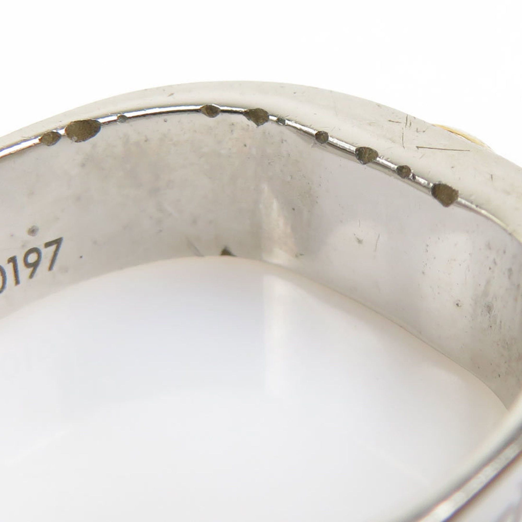 Louis Vuitton Louis Vuitton Nanogram Metal Ring in Silver and Gold, Men's Women's, M00217, 1, Free Shipping, H31955a Size ONE SIZE - 9 Thumbnail