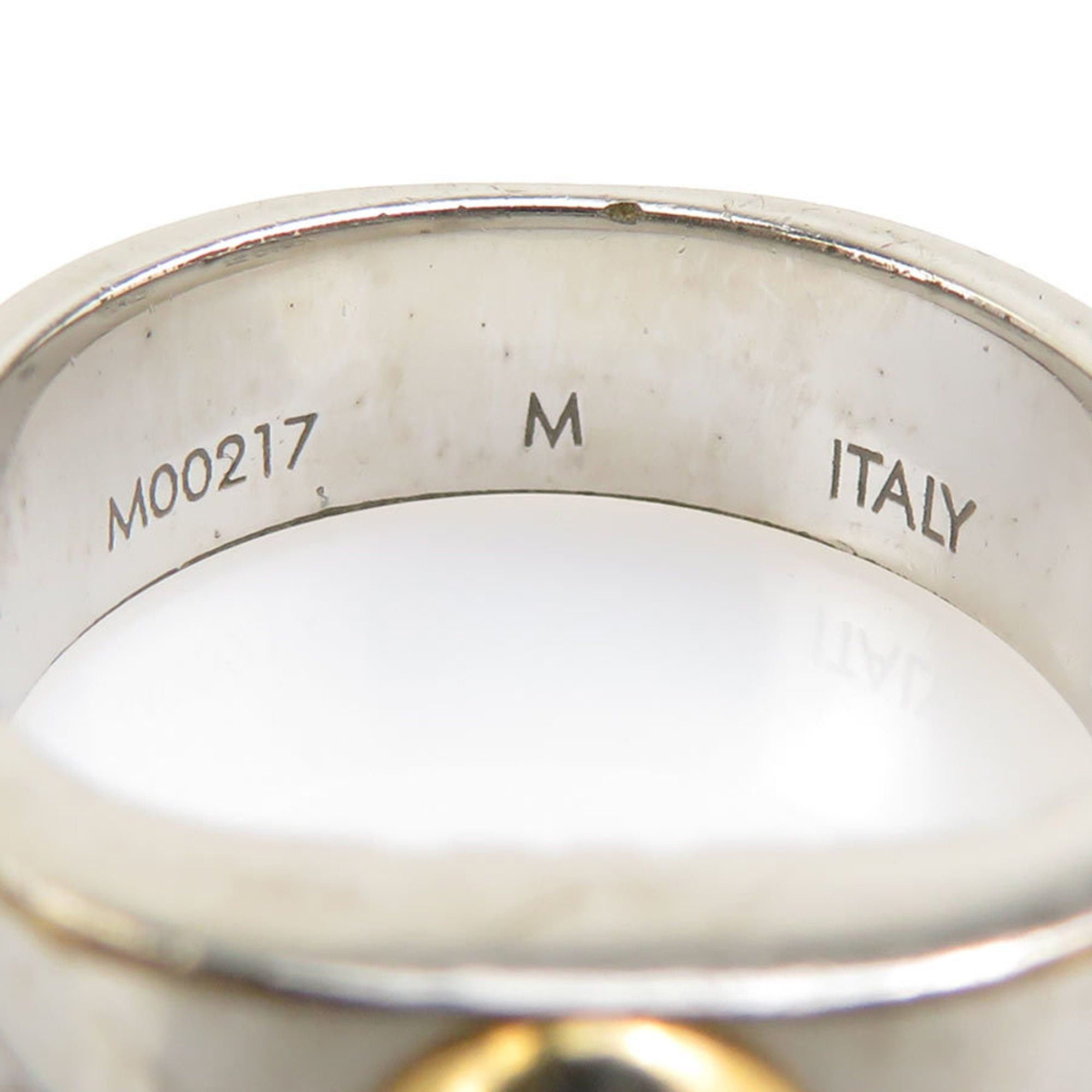 Louis Vuitton Louis Vuitton Nanogram Metal Ring in Silver and Gold, Men's Women's, M00217, 1, Free Shipping, H31955a Size ONE SIZE - 11 Thumbnail