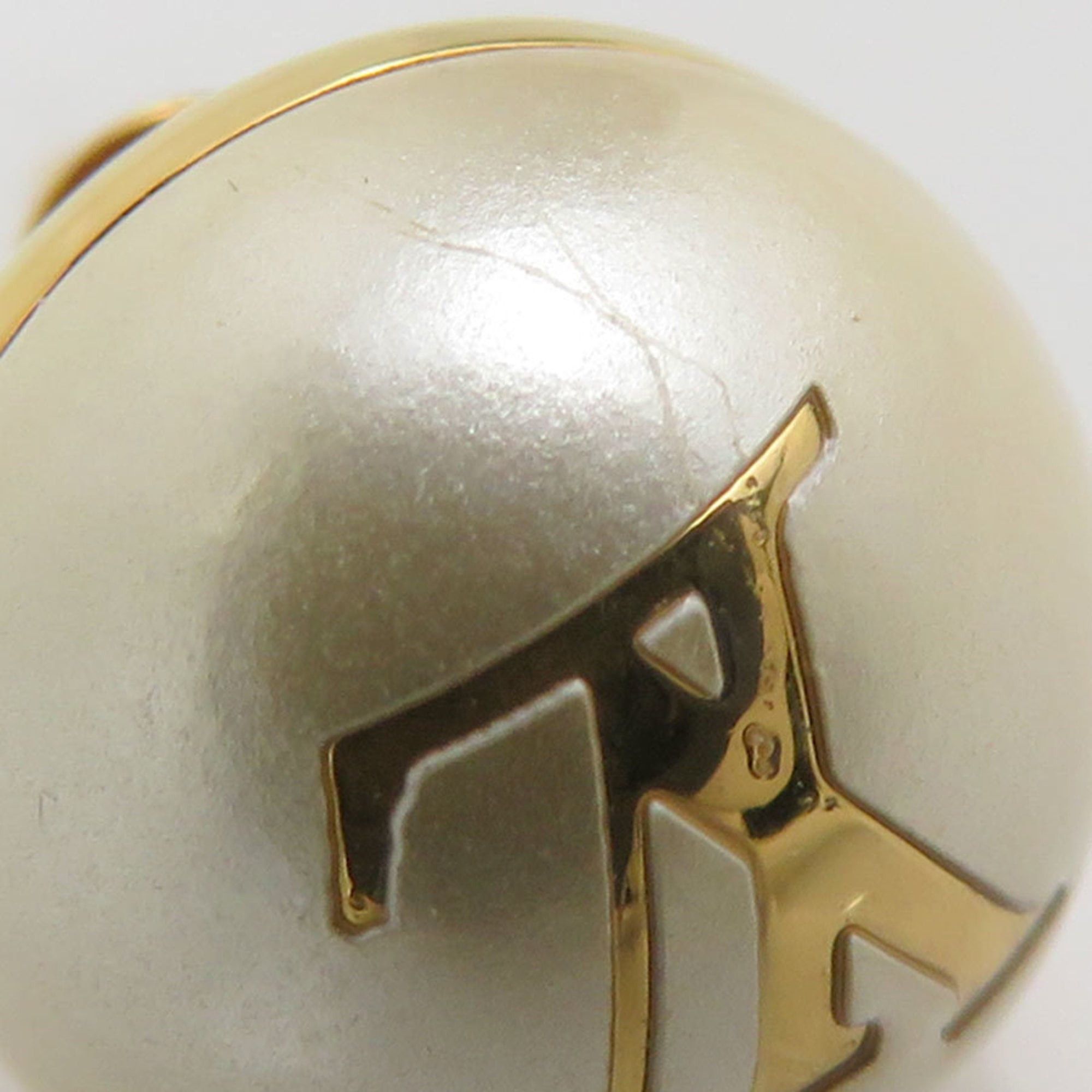Louis Vuitton Louis Vuitton My Mix Stud Earrings with Pearl and Faux Metal in White Gold, Women's, M01589, Free Shipping, h31869k Size ONE SIZE - 8 Thumbnail