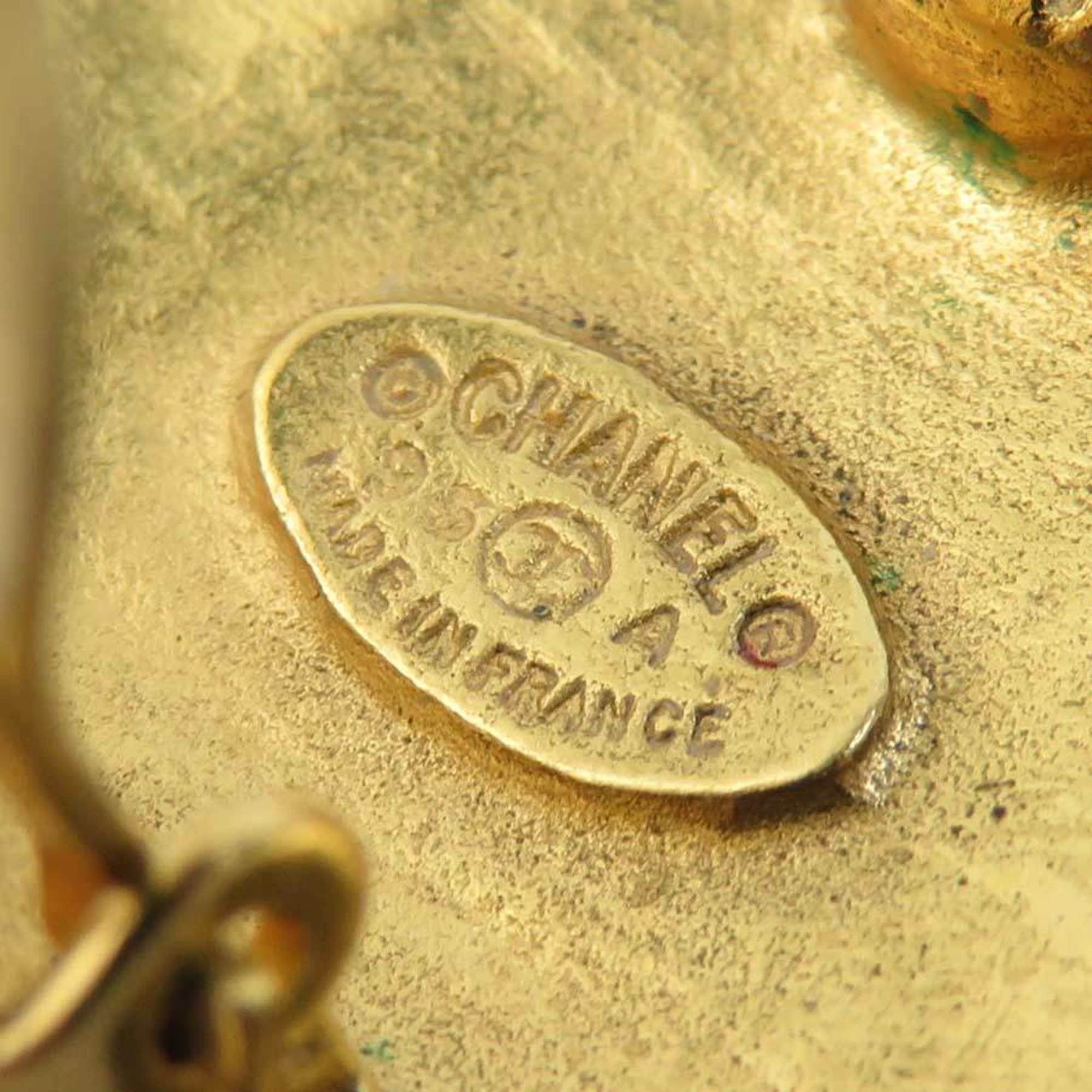 Chanel CHANEL Coco Mark Metal Gold Earrings for Women, Free Shipping, e61520k Size ONE SIZE - 7 Thumbnail