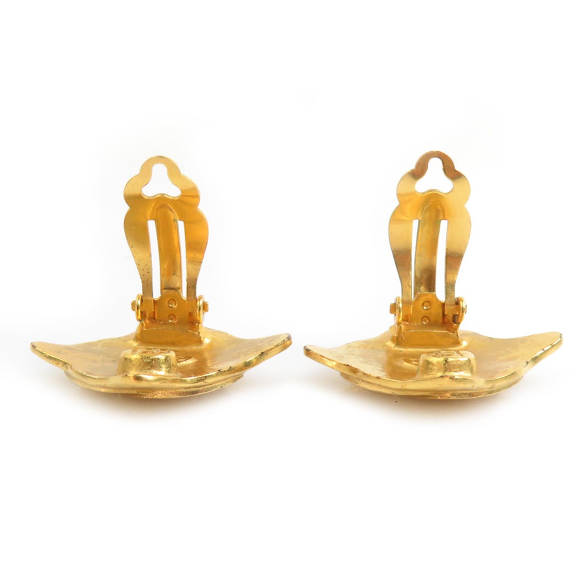 Chanel CHANEL Coco Mark Metal Gold Earrings for Women, Free Shipping, e61520k Size ONE SIZE - 6 Thumbnail