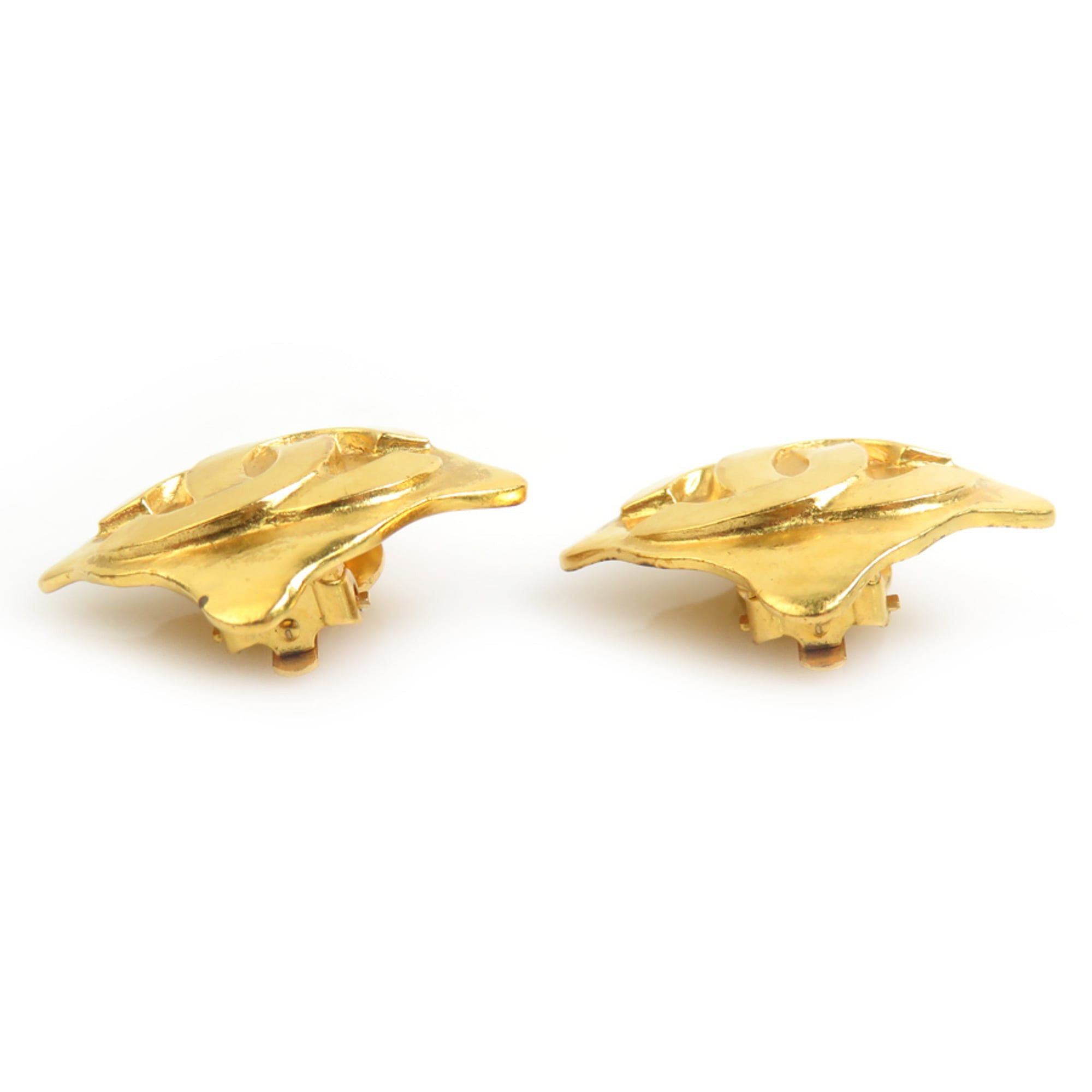 Chanel CHANEL Coco Mark Metal Gold Earrings for Women, Free Shipping, e61520k Size ONE SIZE - 4 Thumbnail