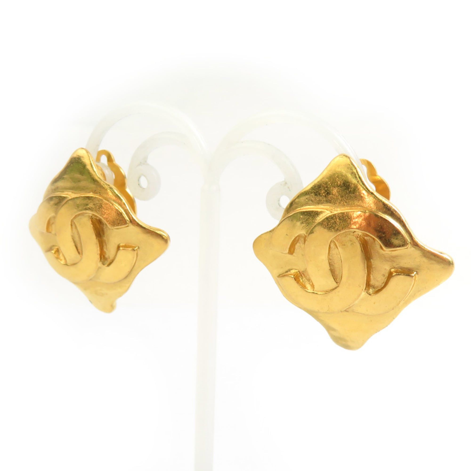 Chanel CHANEL Coco Mark Metal Gold Earrings for Women, Free Shipping, e61520k Size ONE SIZE - 2 Thumbnail