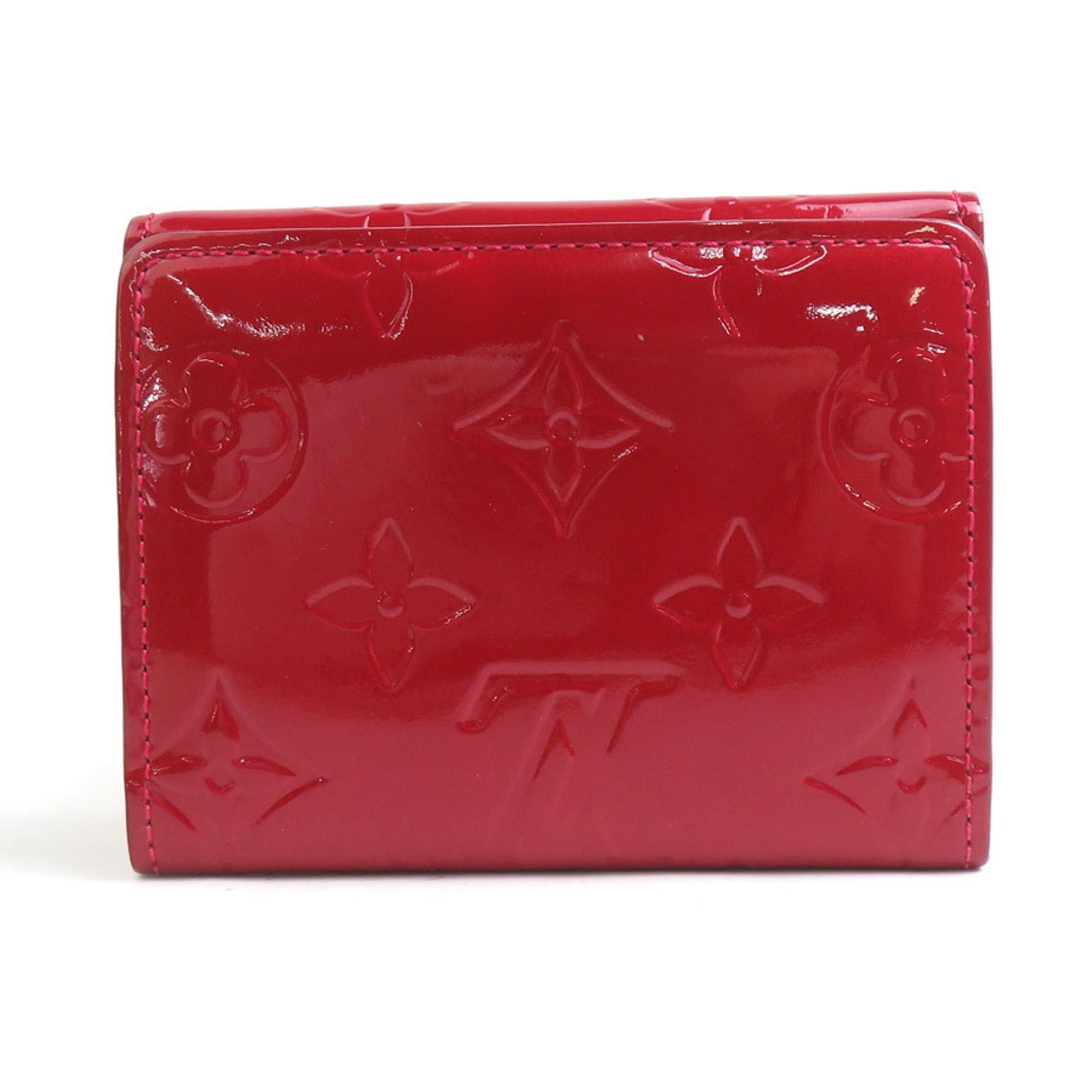 Louis Vuitton Louis Vuitton Monogram Vernis Ludlow Patent Leather Wallet with Coin Purse, Business Card Case, and Case in Dark Red Gold. Women's. M91978. Free Shipping. e61278i Size ONE SIZE - 2 Thumbnail